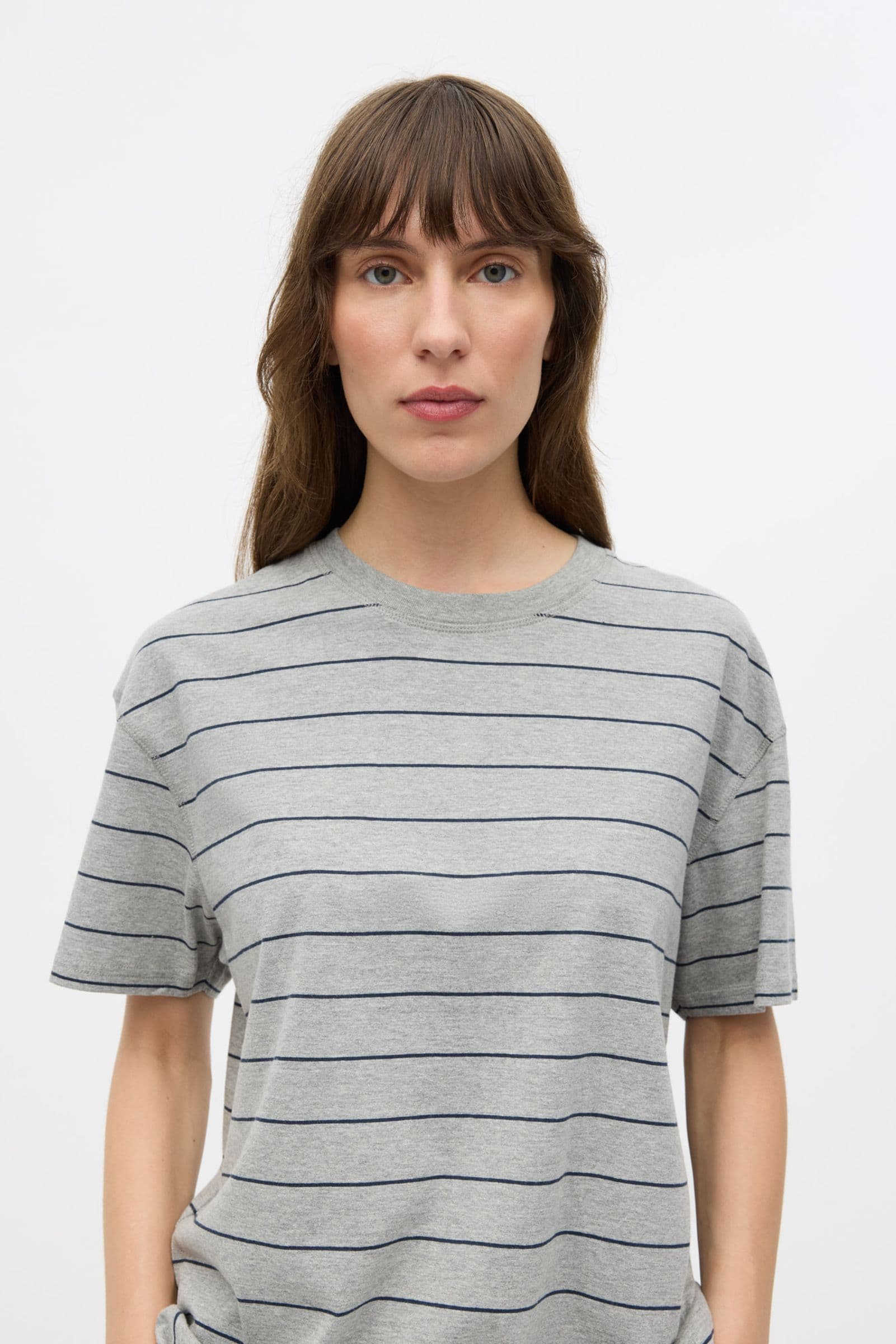 ENKULLA SS STRIPE 5310 Grey/Navy ST