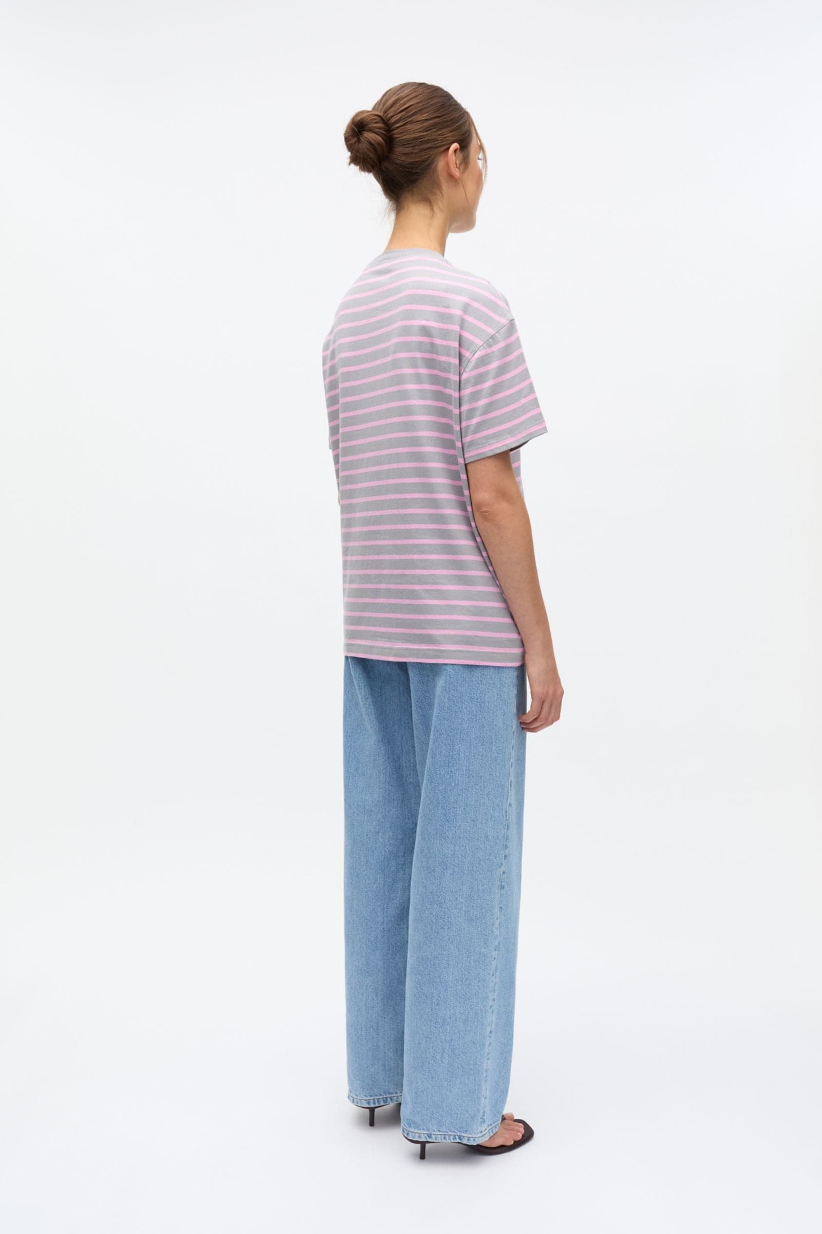 ENKULLA SS STRIPE 5310 Bonbon Gray Stripe