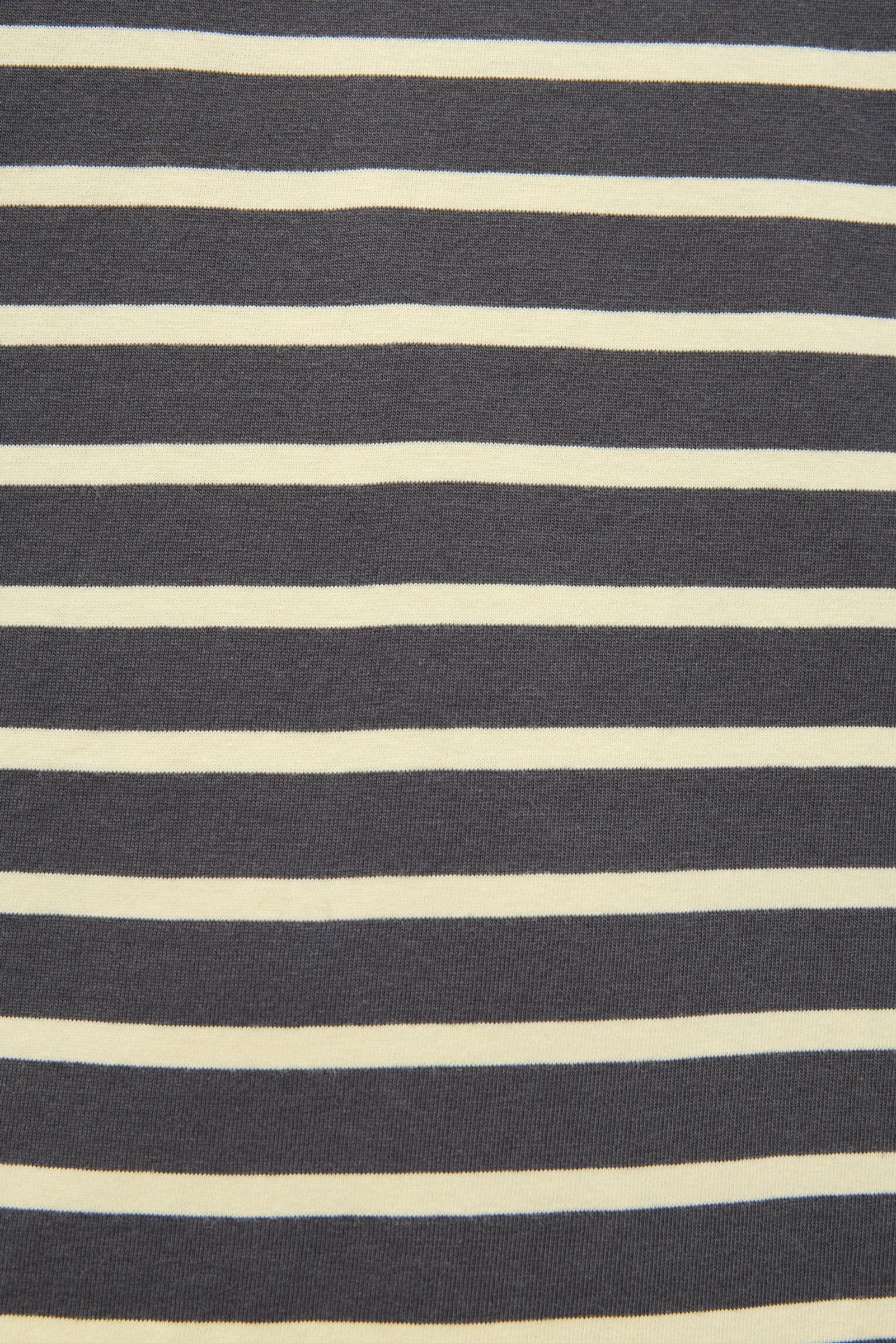 ENKULLA LS STRIPE 5310 Asphalt Cream Stripe