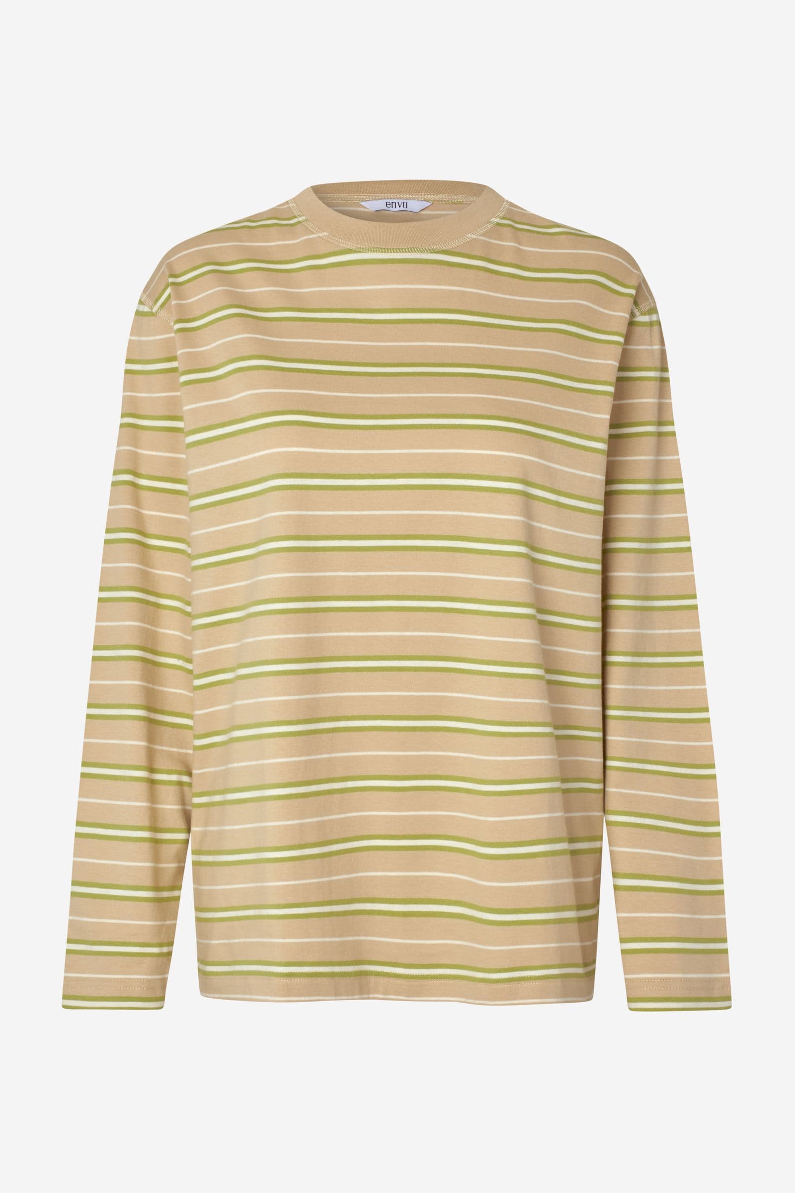 ENKULLA LS STRIPE 5310 Pale Fern Stripe