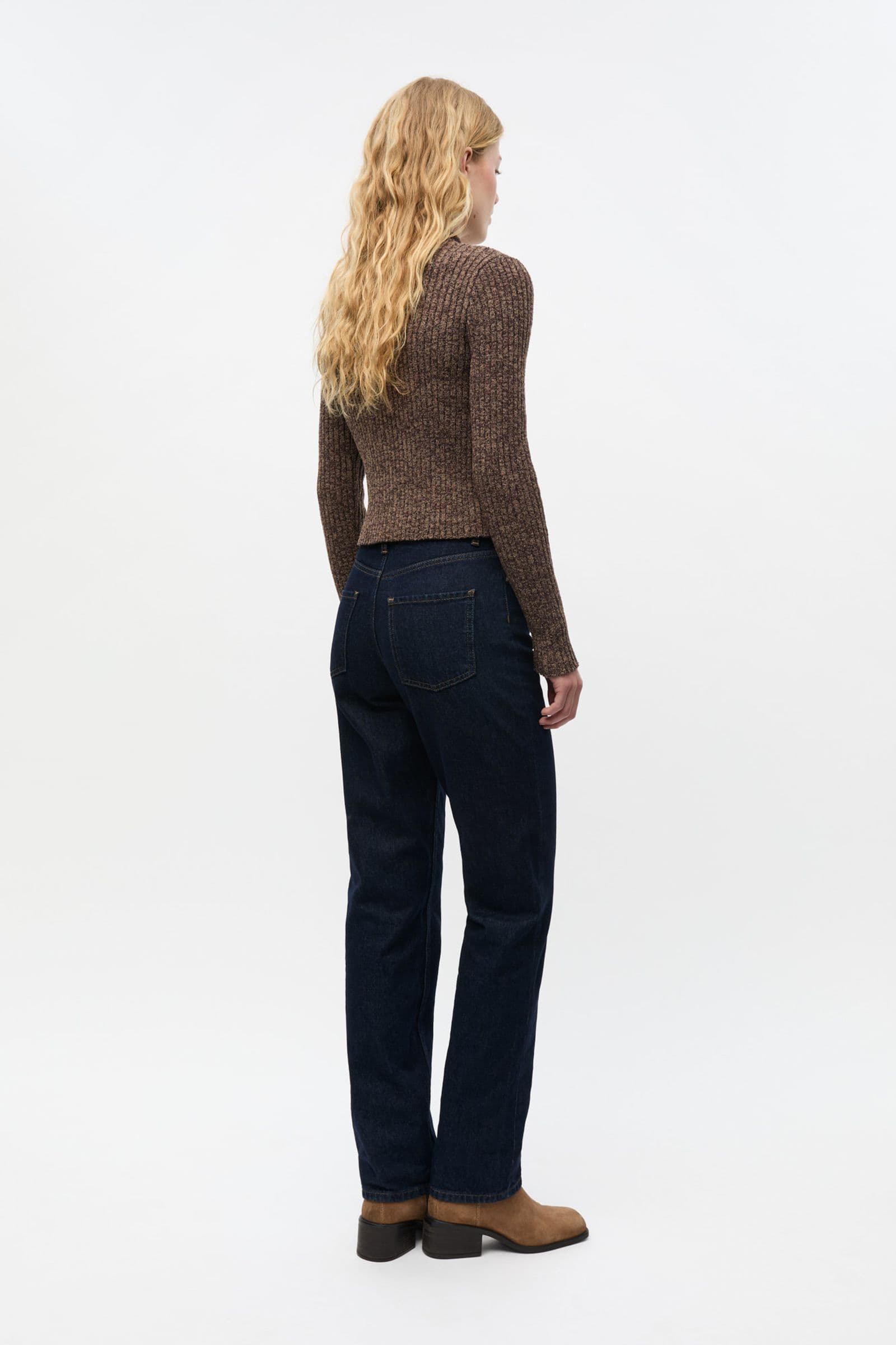 ENBLAISE LS CARDIGAN 7168 Chocolate/Brindle