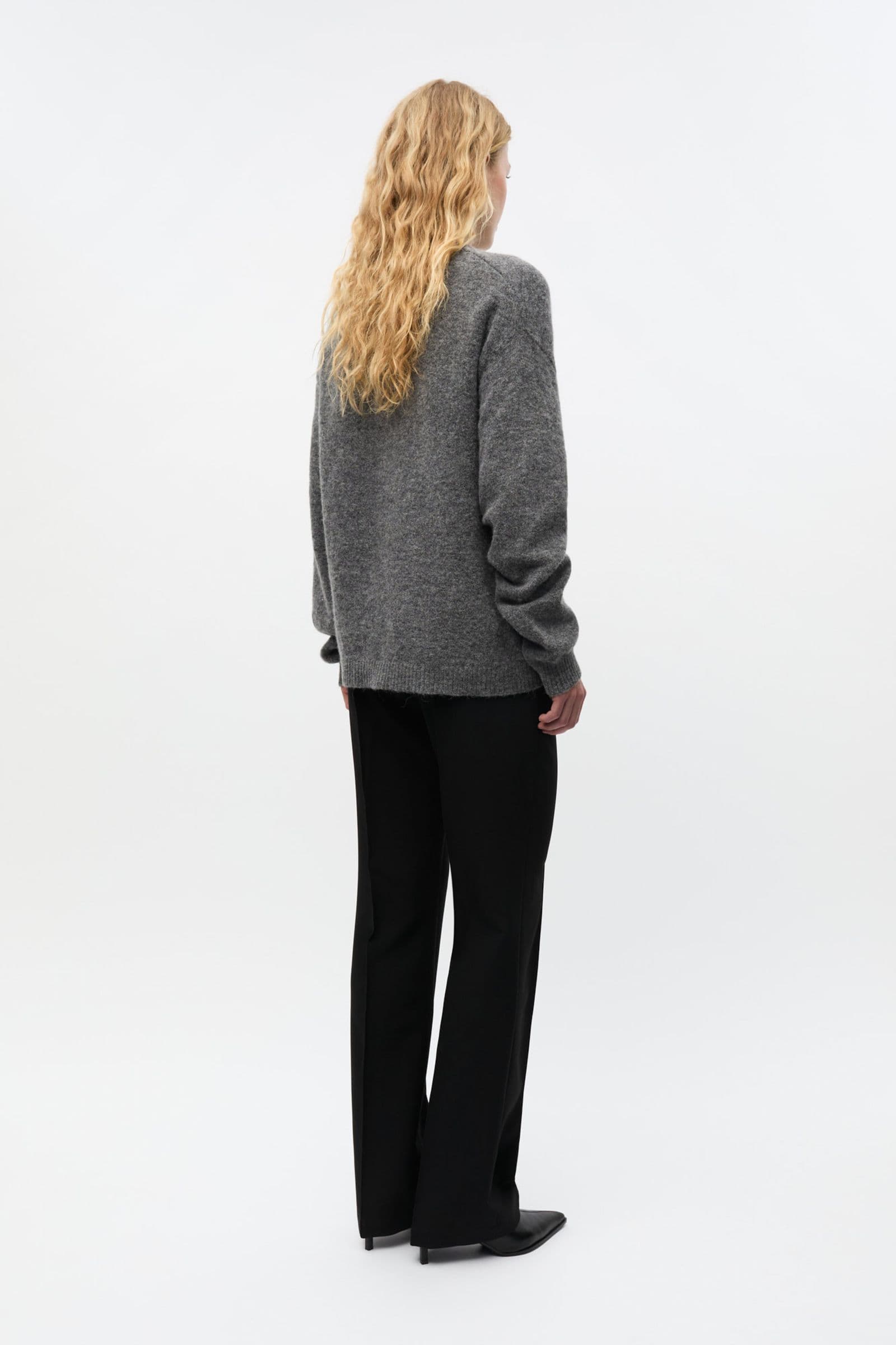 ENADA LS KNIT 7216 Dark grey mel