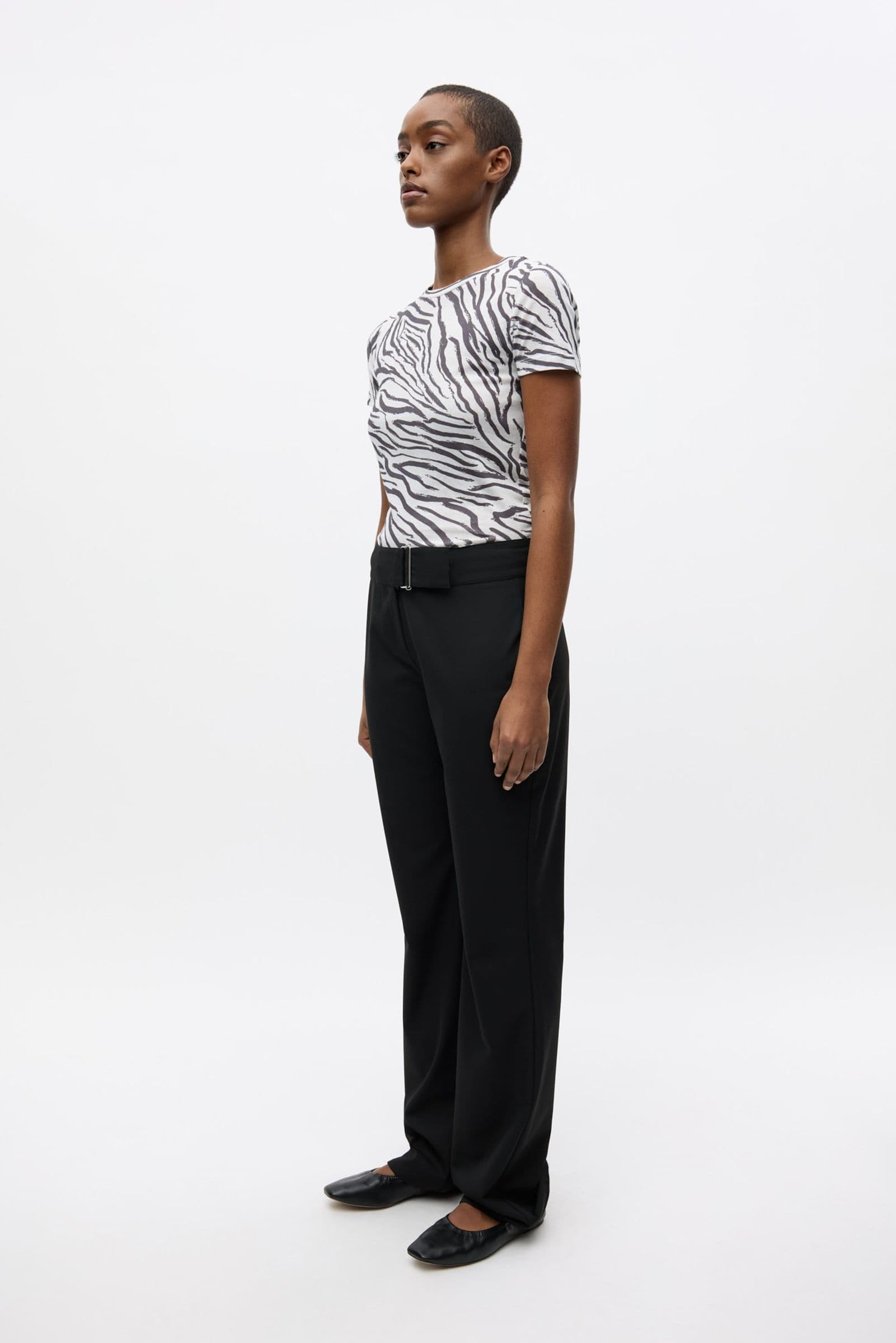 ENVELDA SS TEE AOP 5328 Washed Zebra