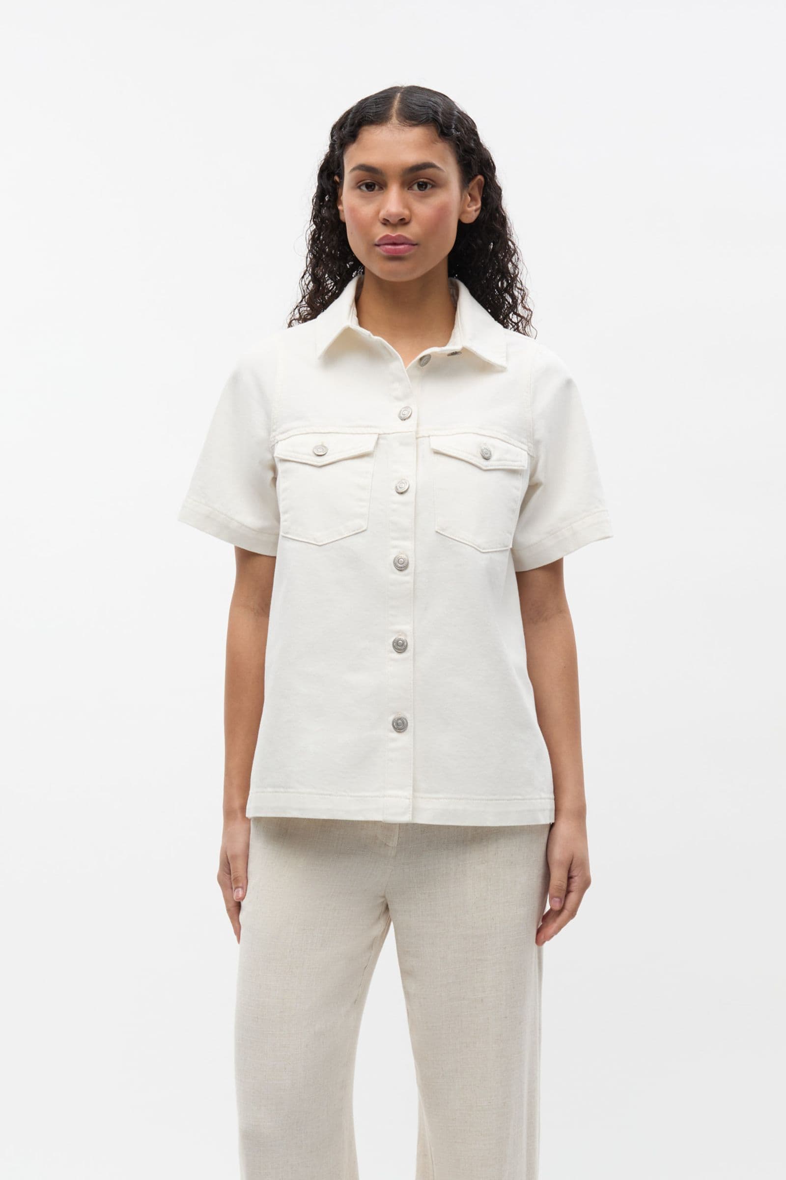 ENMASS SS SHIRT 7136 ECRU