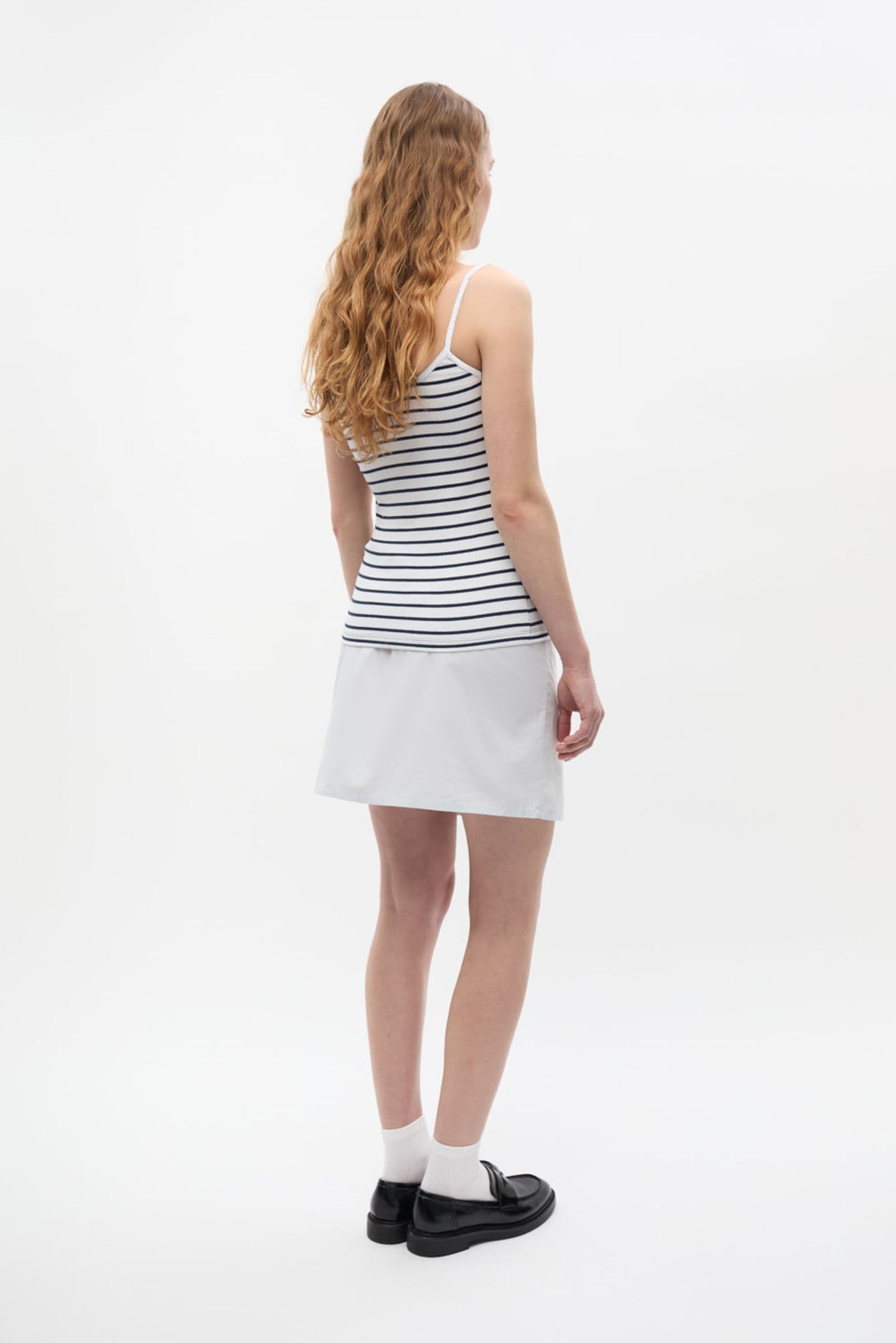 ENALLY SL TOP ST 7262 Navy - White Stripe