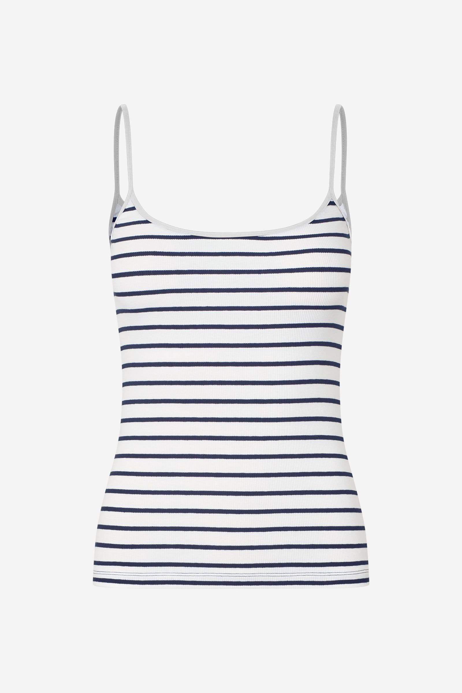 ENALLY SL TOP ST 7262 Navy - White Stripe