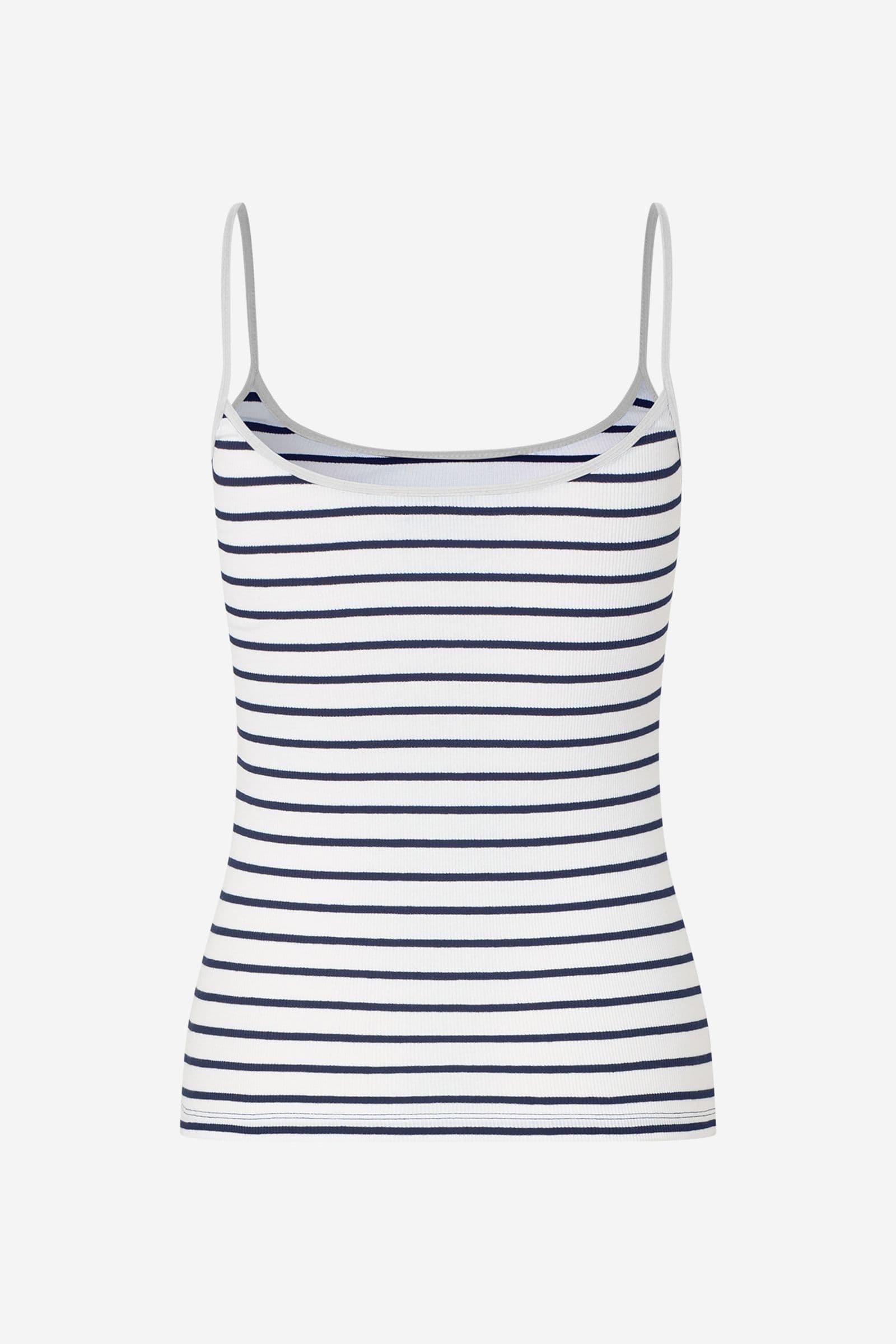 ENALLY SL TOP ST 7262 Navy - White Stripe
