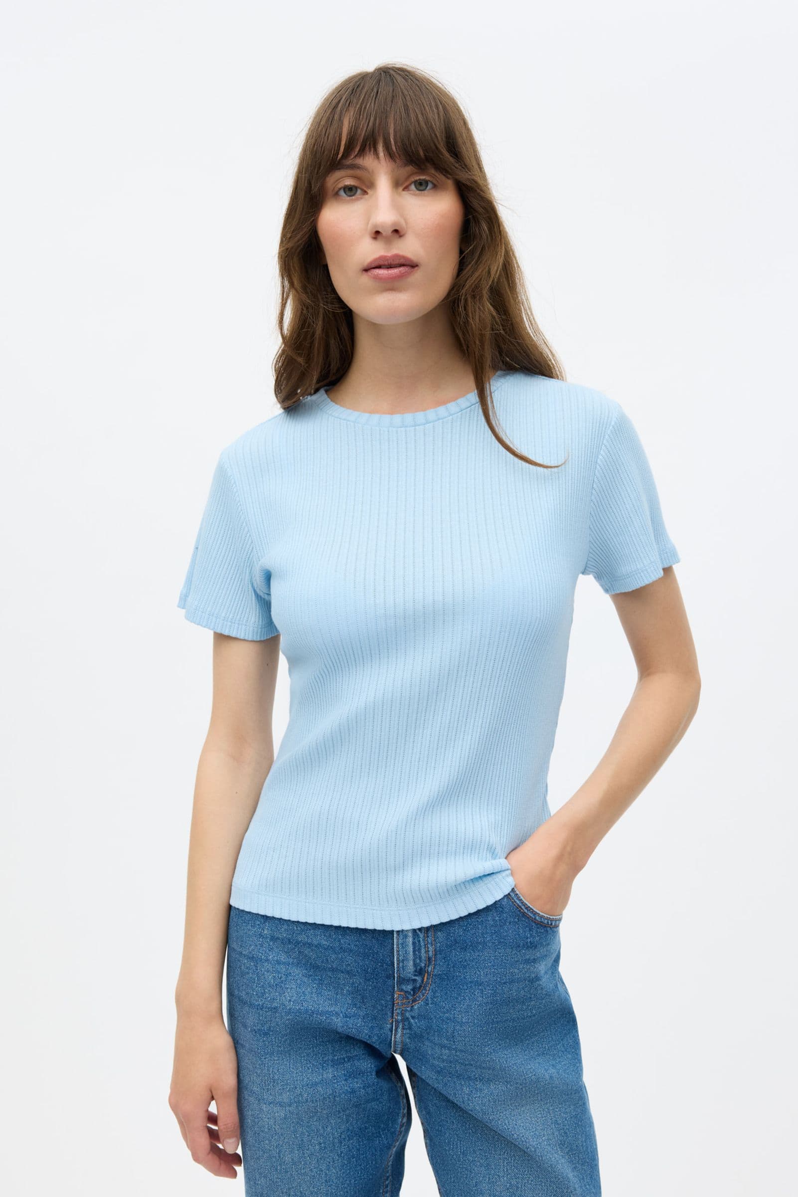 ENVOLVI SS TEE 7275 Powder Blue