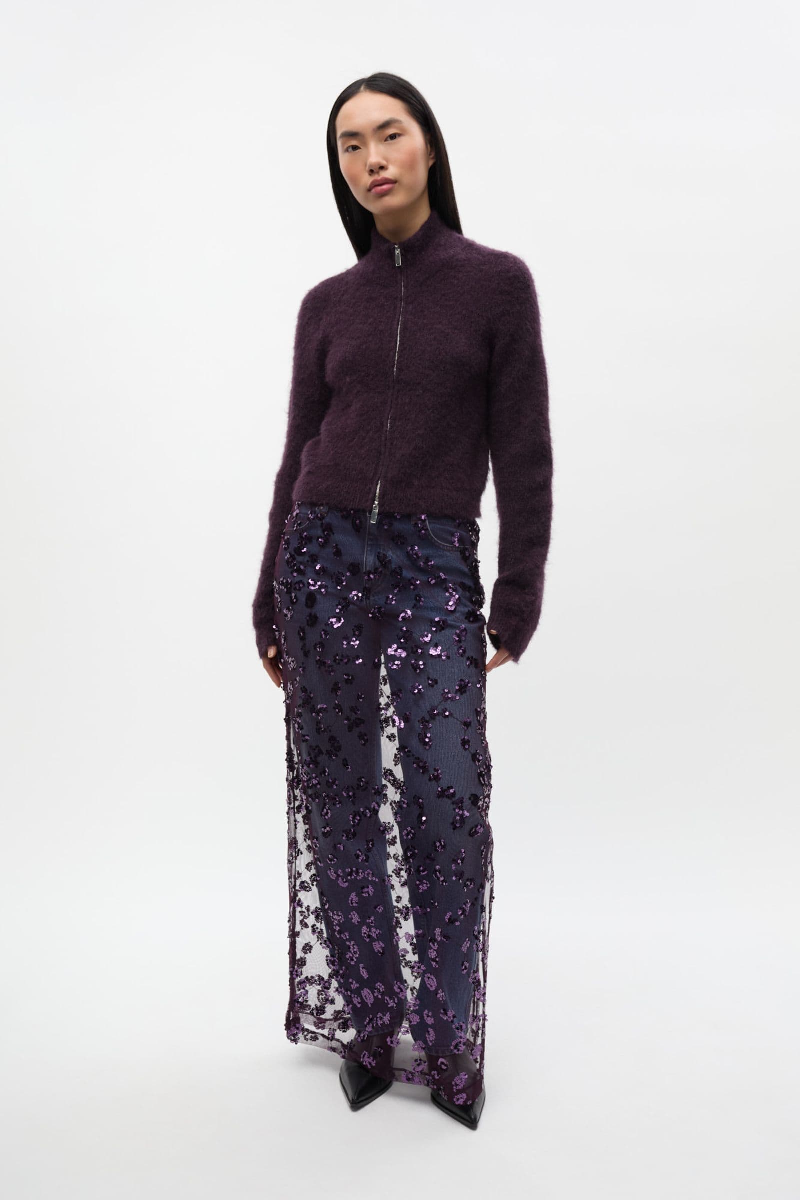 ENISBERGA SKIRT 7299 Plum Perfect