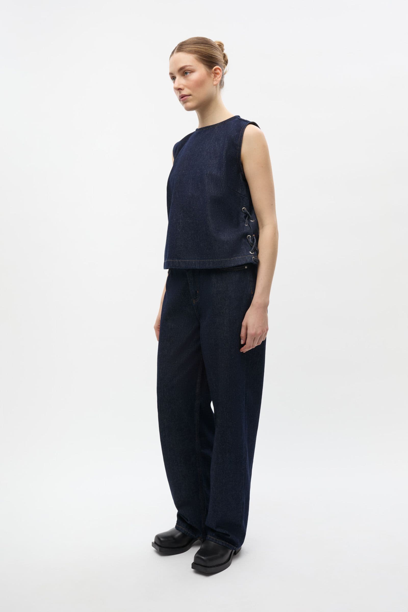 ENIRIS SL TIE TOP 7298 Dark blue rinse