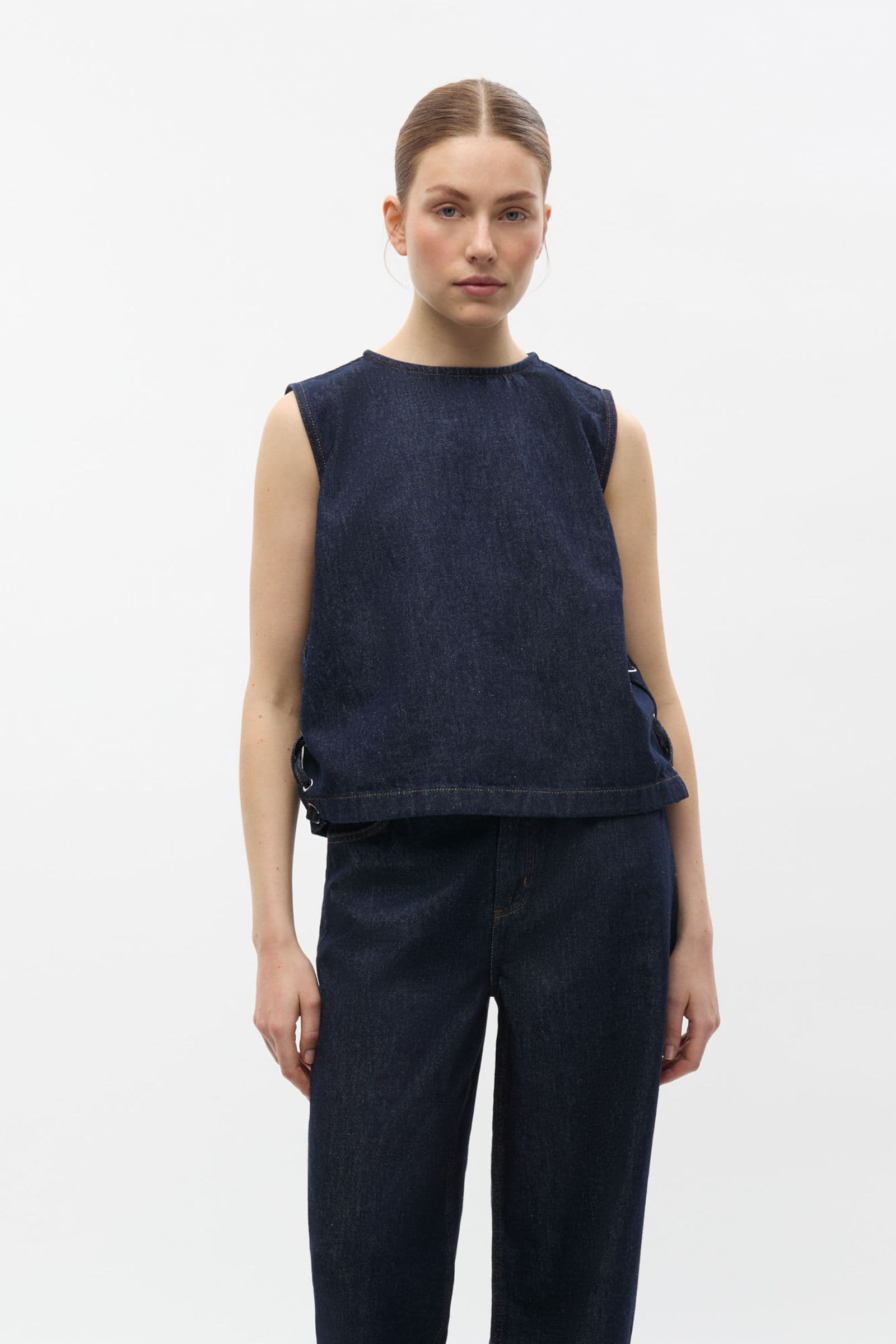 ENIRIS SL TIE TOP 7298 Dark blue rinse