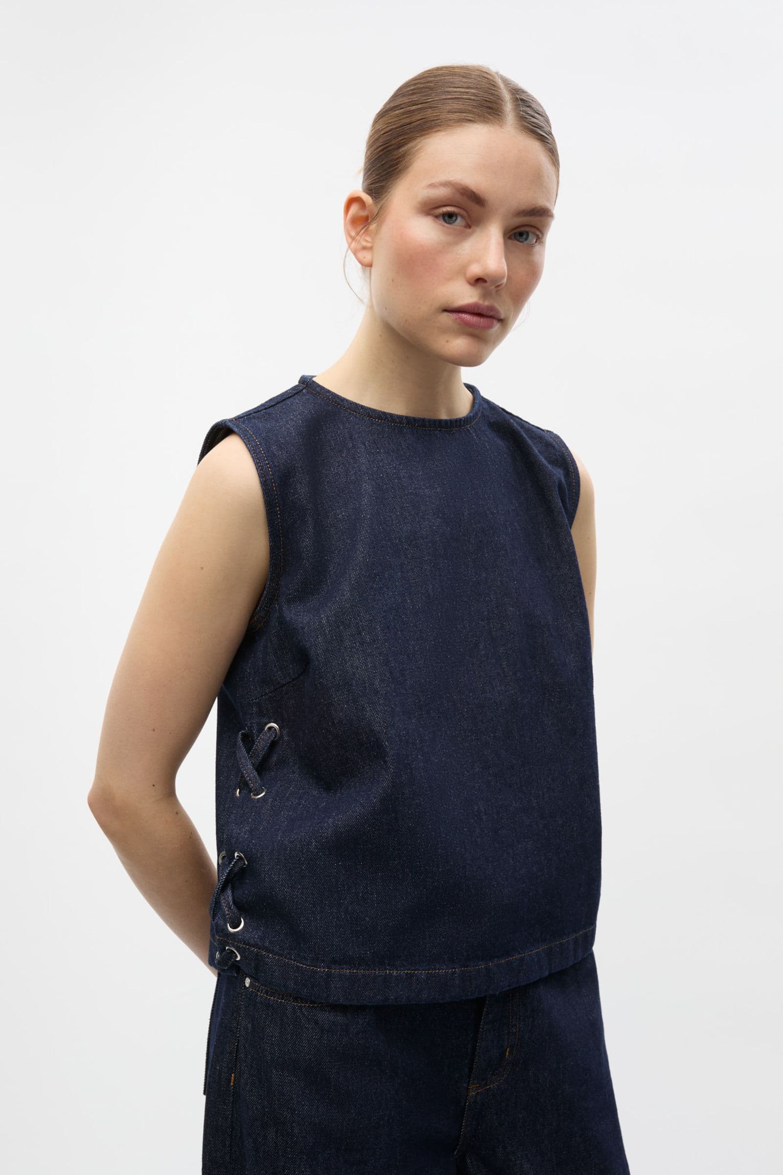 ENIRIS SL TIE TOP 7298 Dark blue rinse