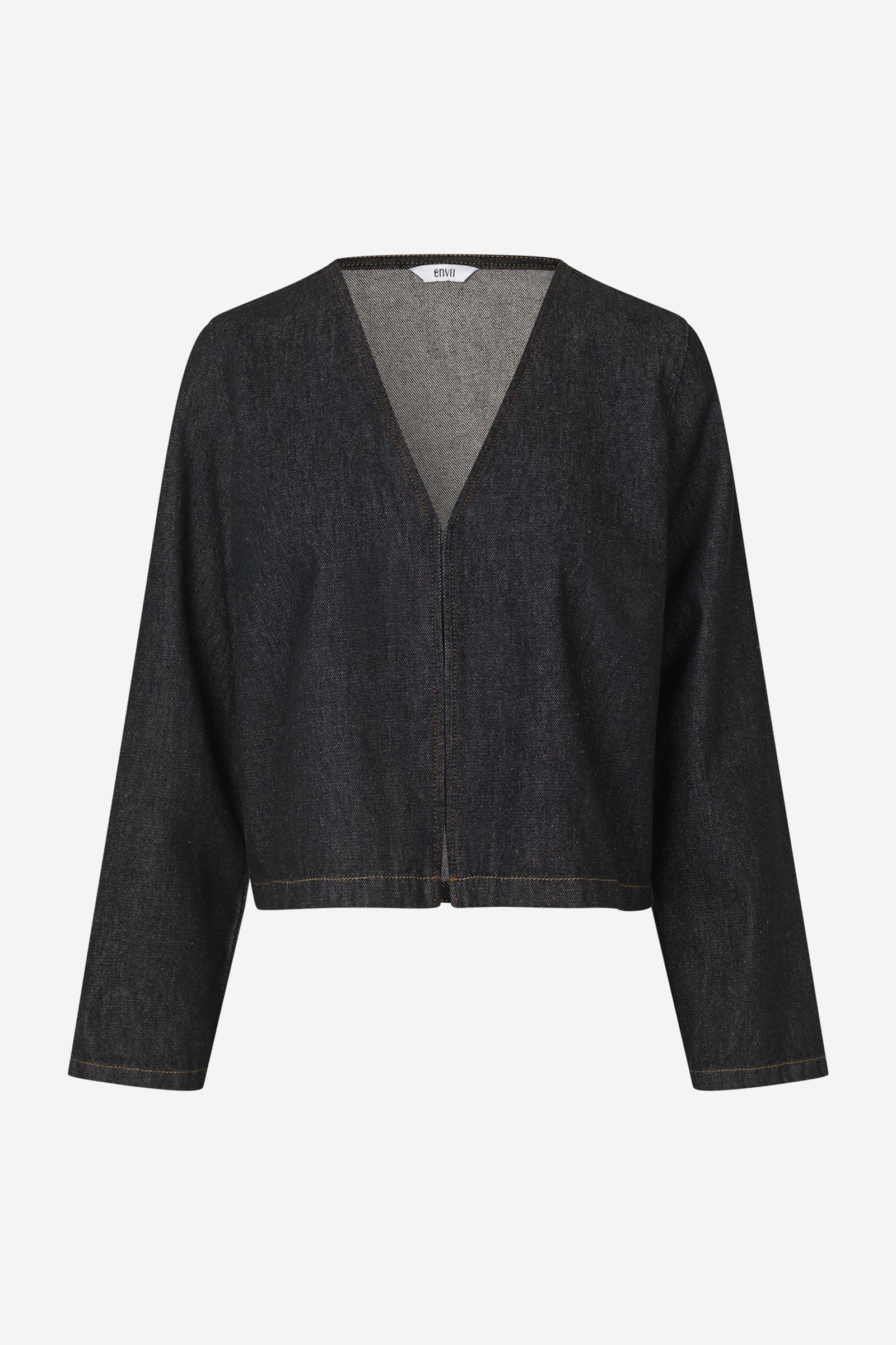 ENBROOKLYN LS TIE TOP 6856 Black Rinse