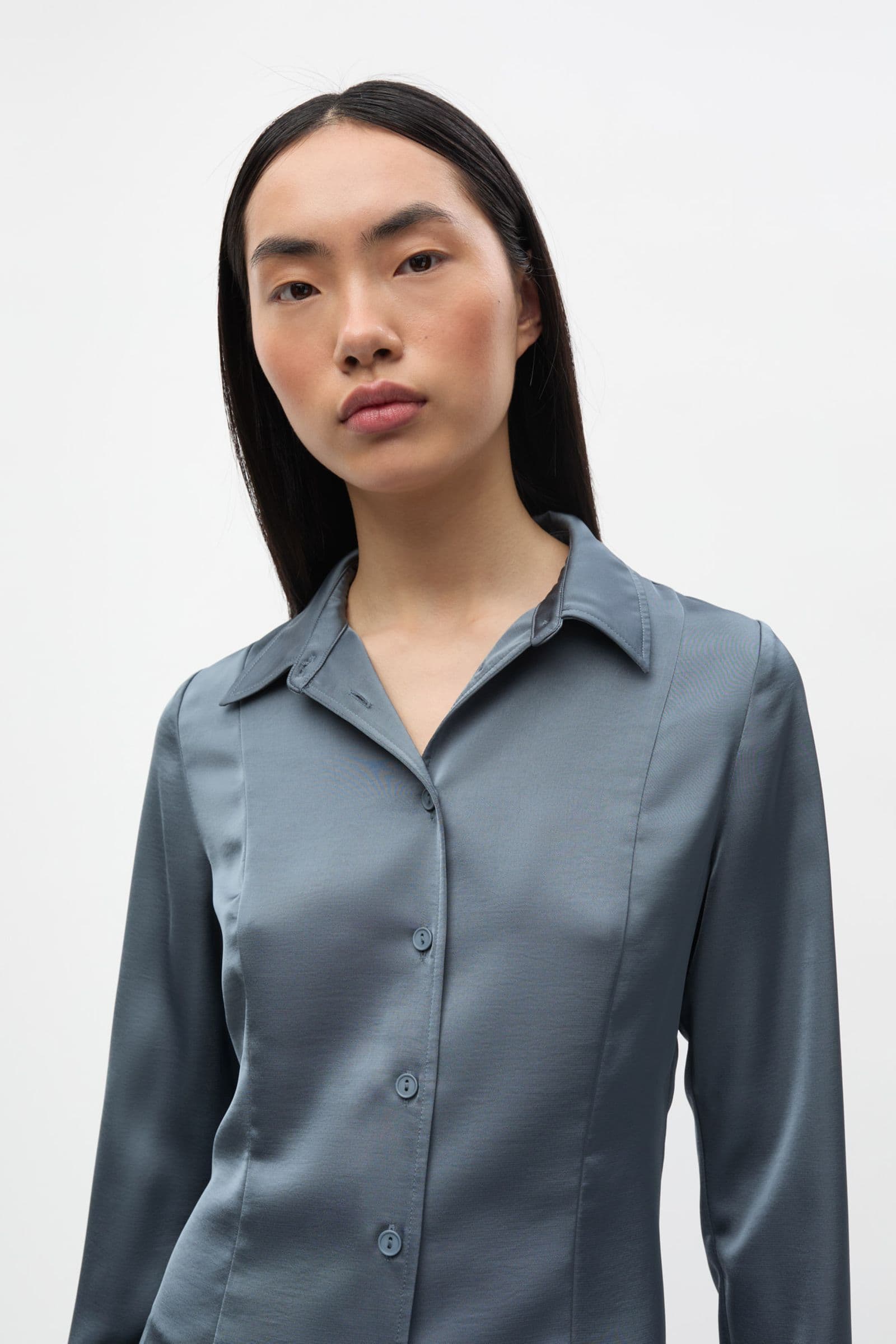 ENELENA LS SHIRT 7151 Stormy Weather