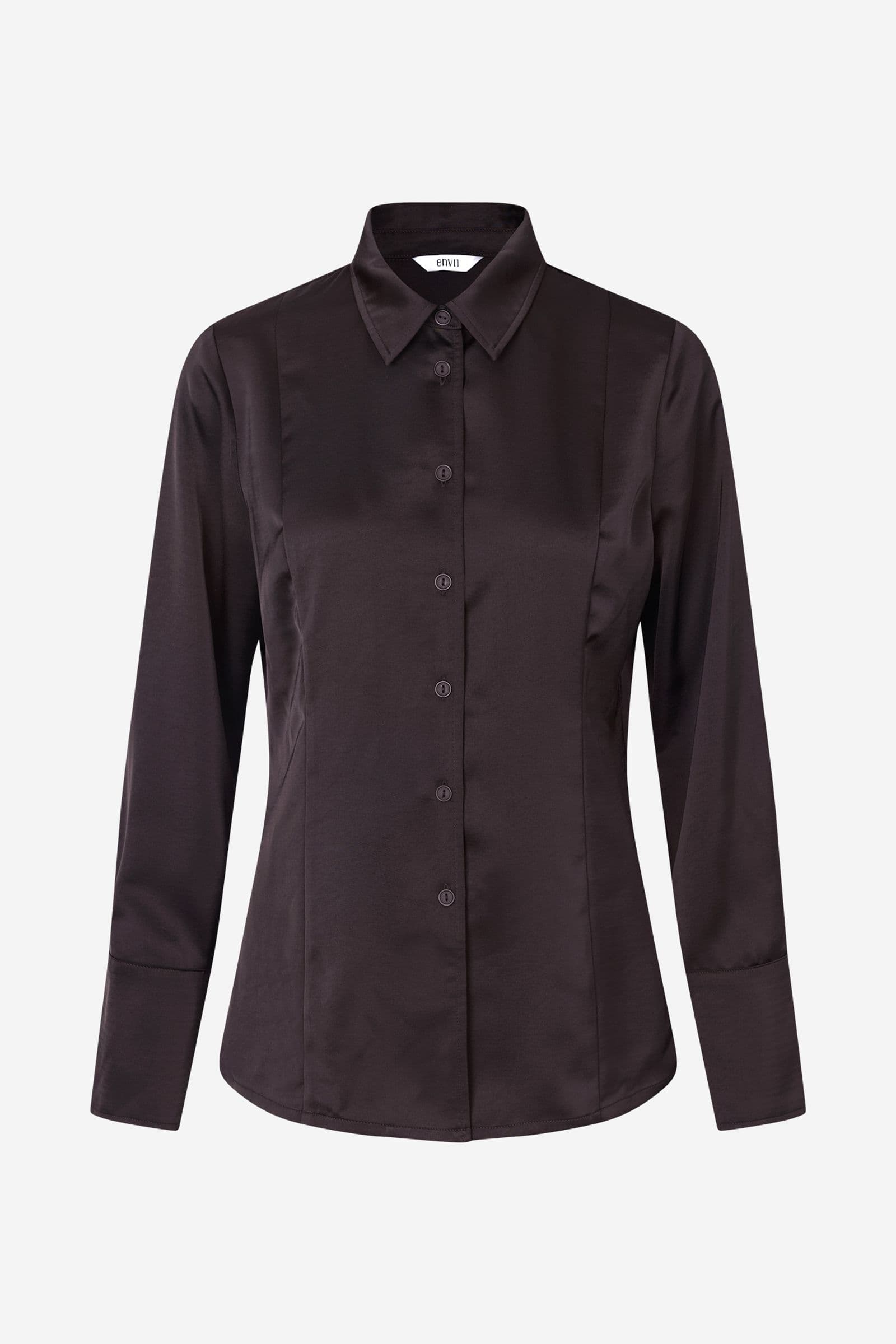 ENELENA LS SHIRT 7151 Chocolate Torte