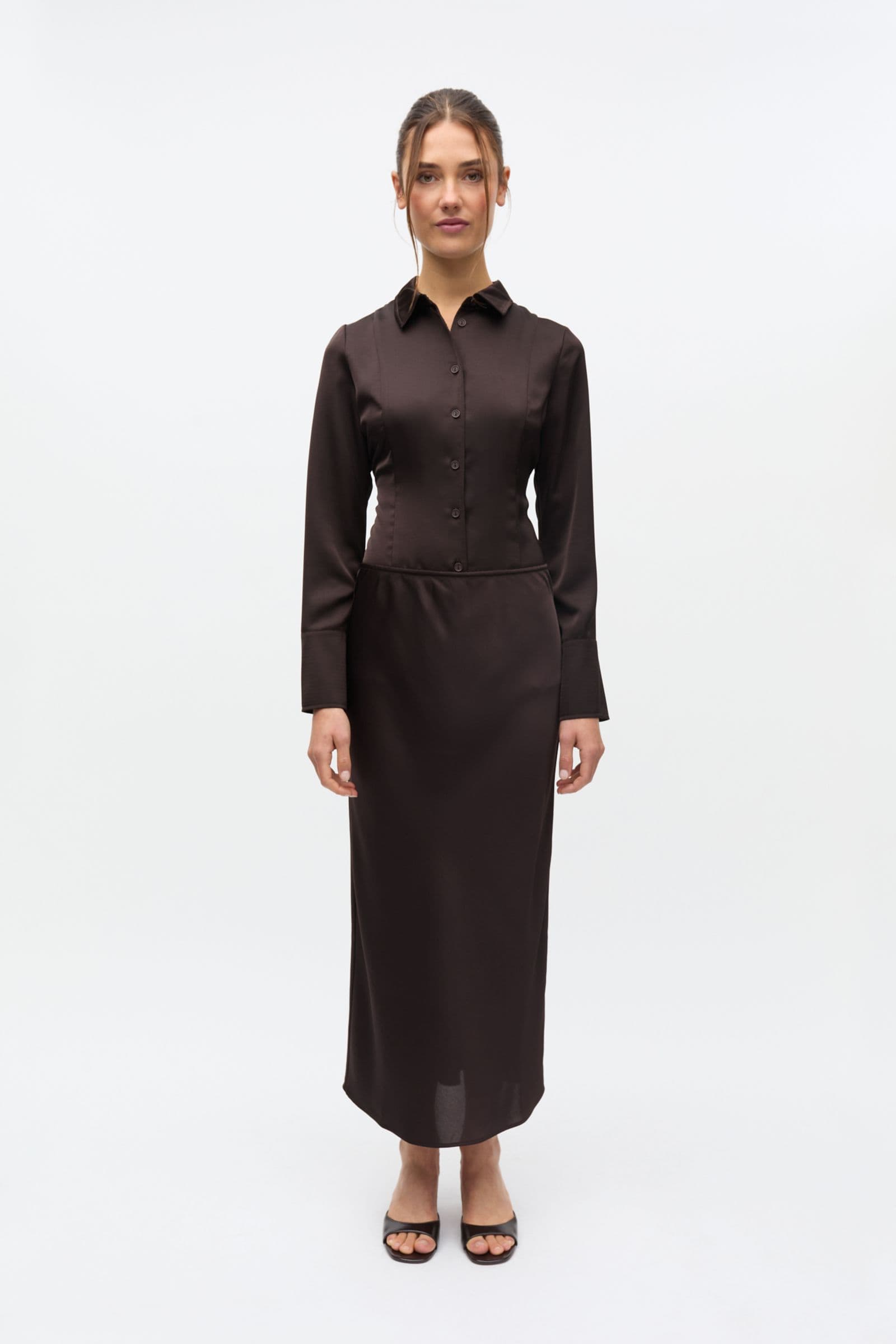 ENELENA SKIRT 7151 Chocolate Torte