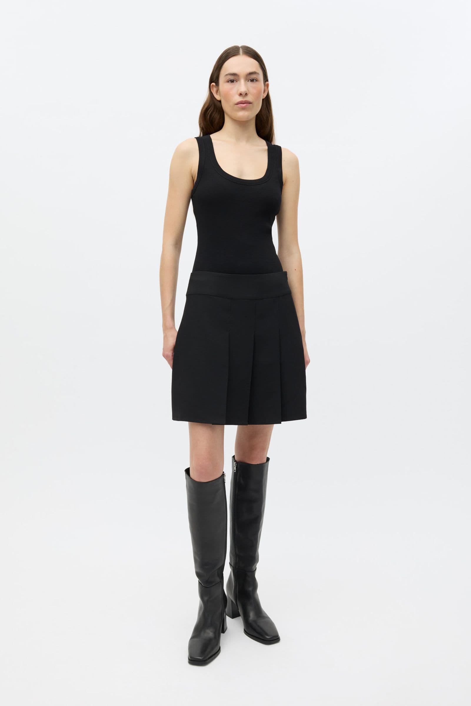 ENROSE MINI SKIRT 6797 Black