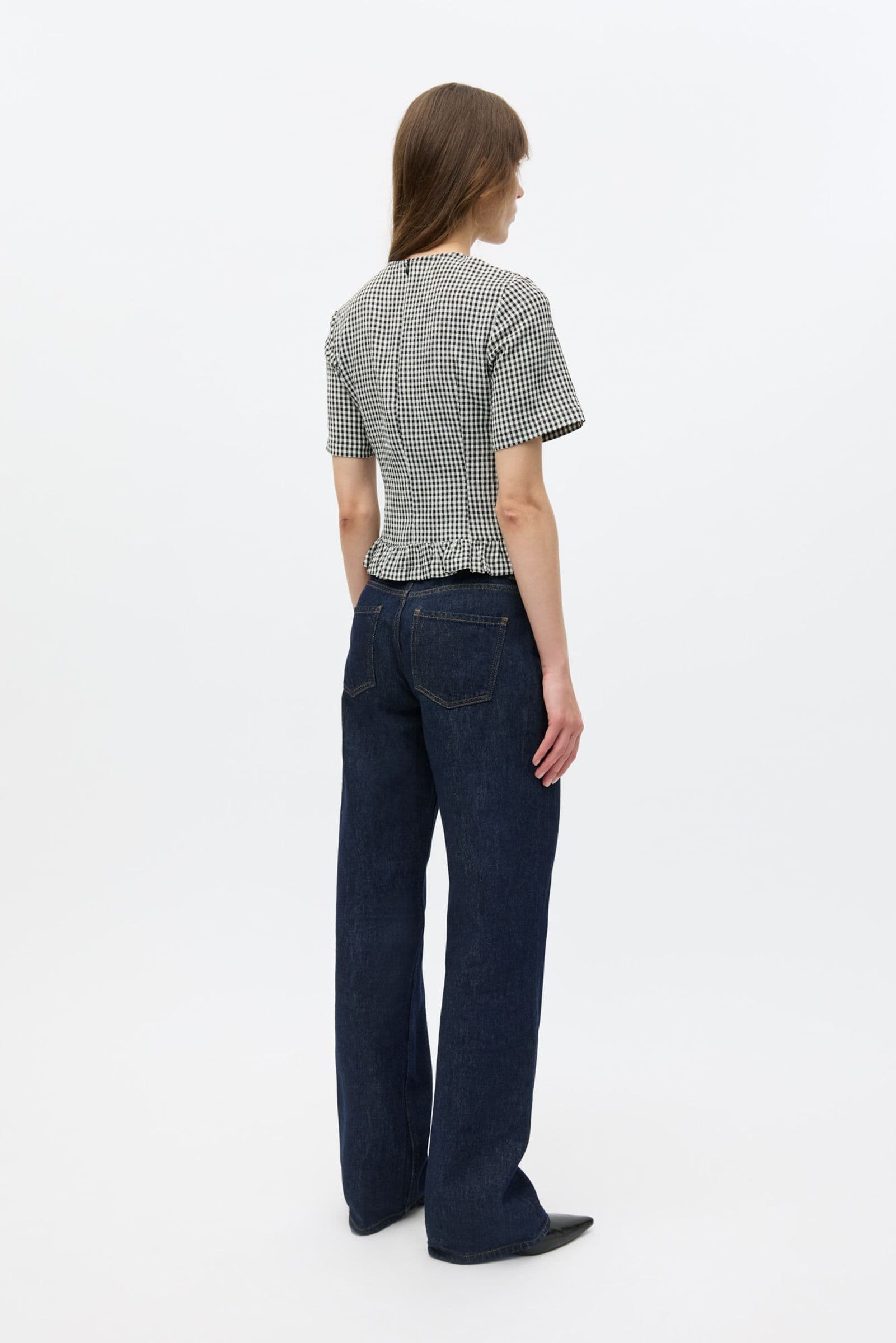 ENYUMI SS TOP 7343 White/Black Check
