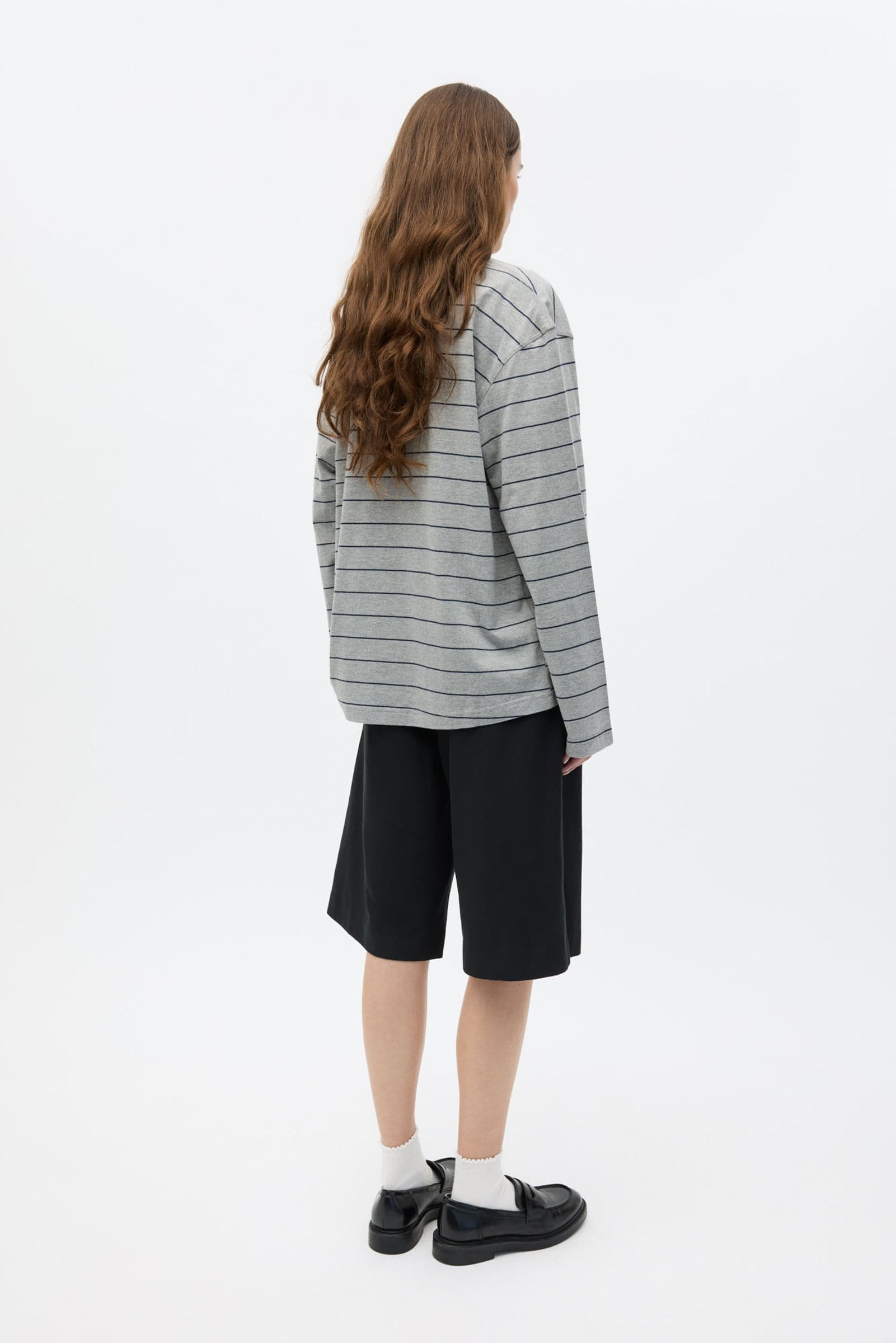 ENKULLA LS O-N TEE ST 5310 Grey/Navy ST