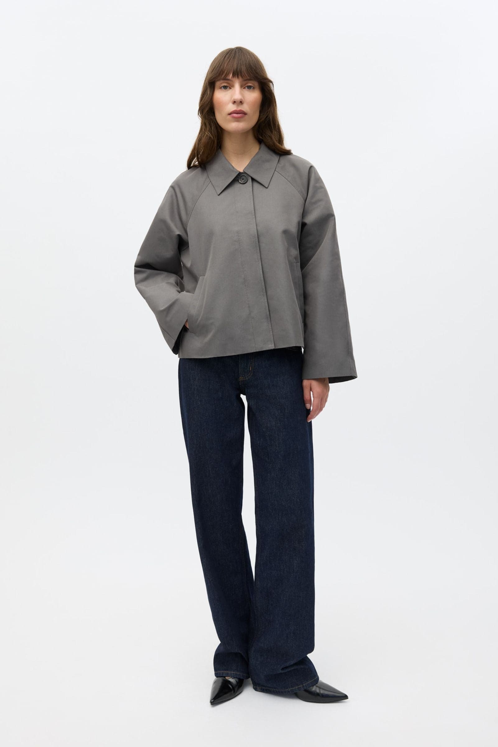 ENSENECA SHORT JACKET 6988 Smoked Pearl