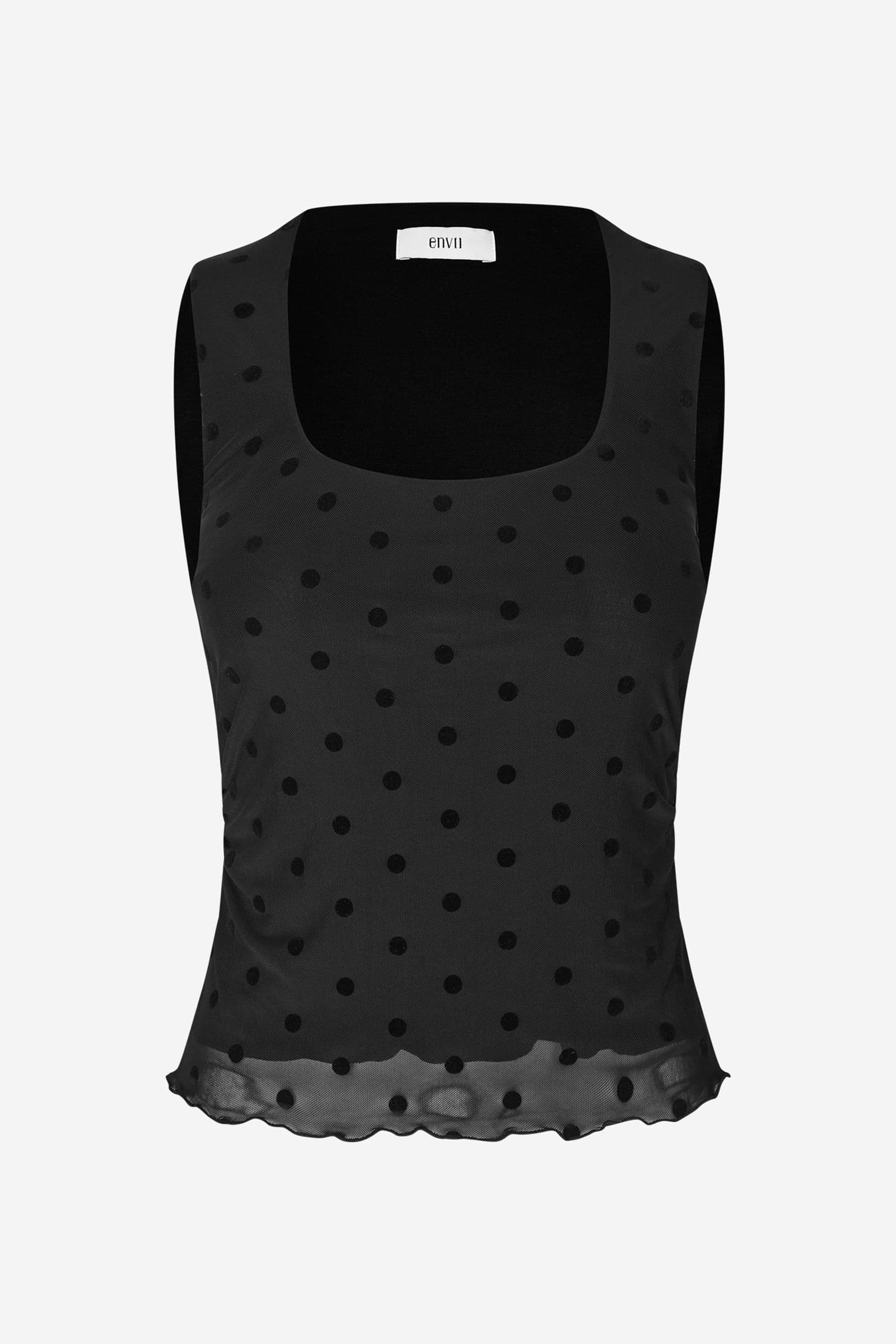 ENFREYA SL TEE 7350 Black Polka Dot