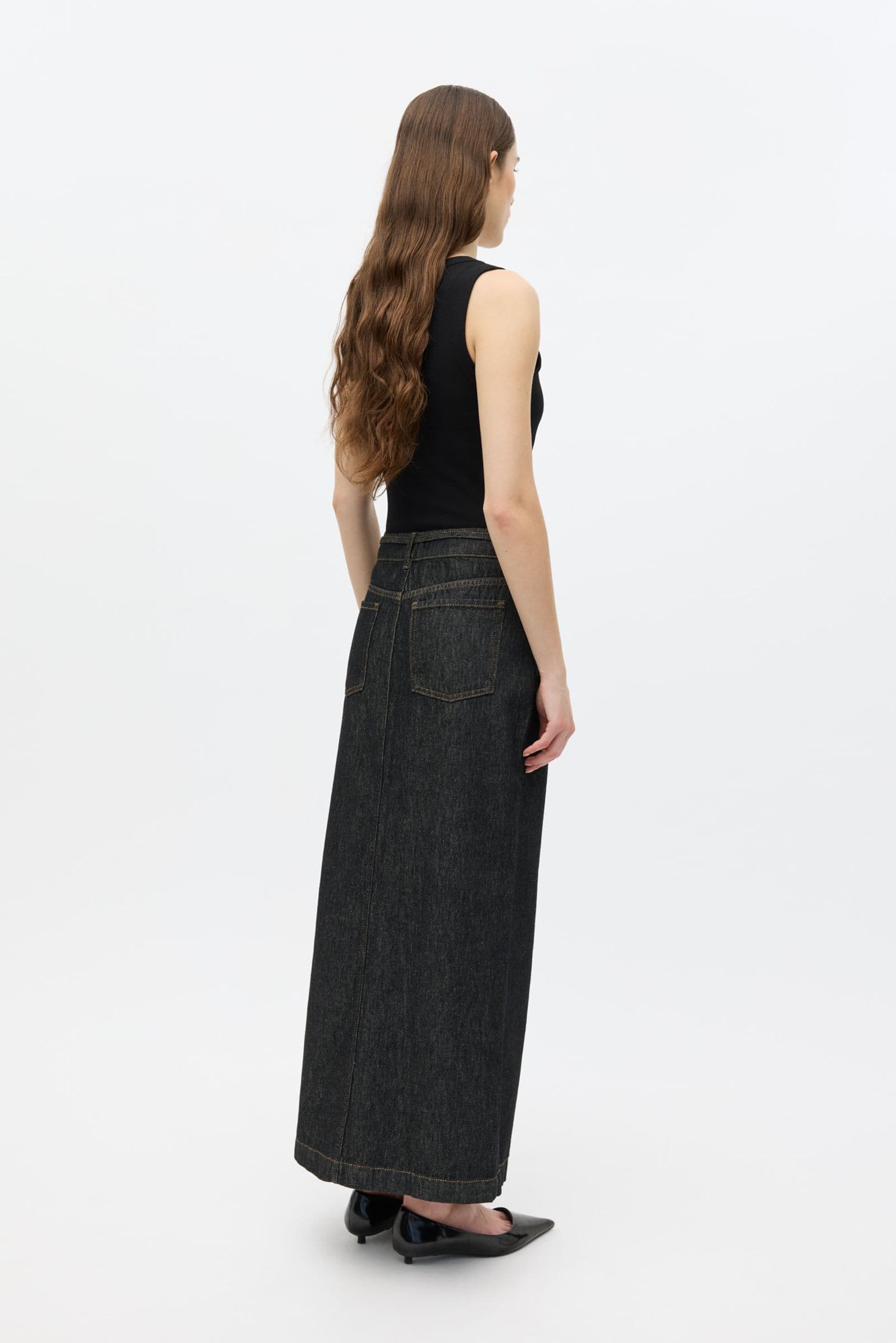 ENBROOKLYN TIE SKIRT 6856 Black Rinse