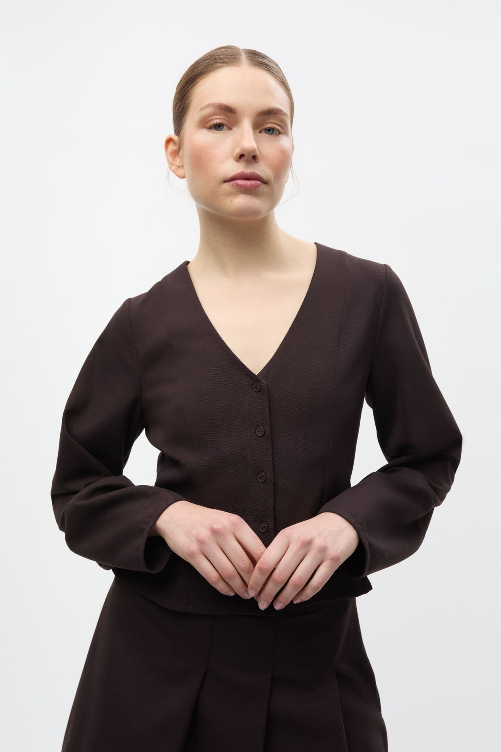 ENCROY LS SHIRT 6797 Chocolate Torte