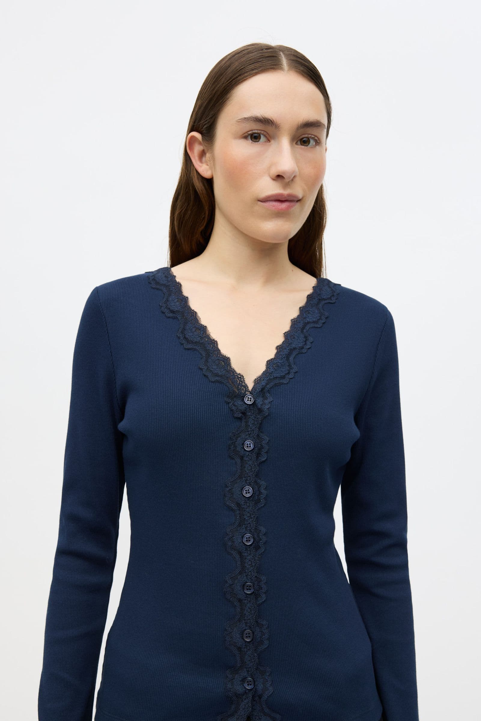 ENPETIT LS CARDIGAN 7360 Navy Blazer