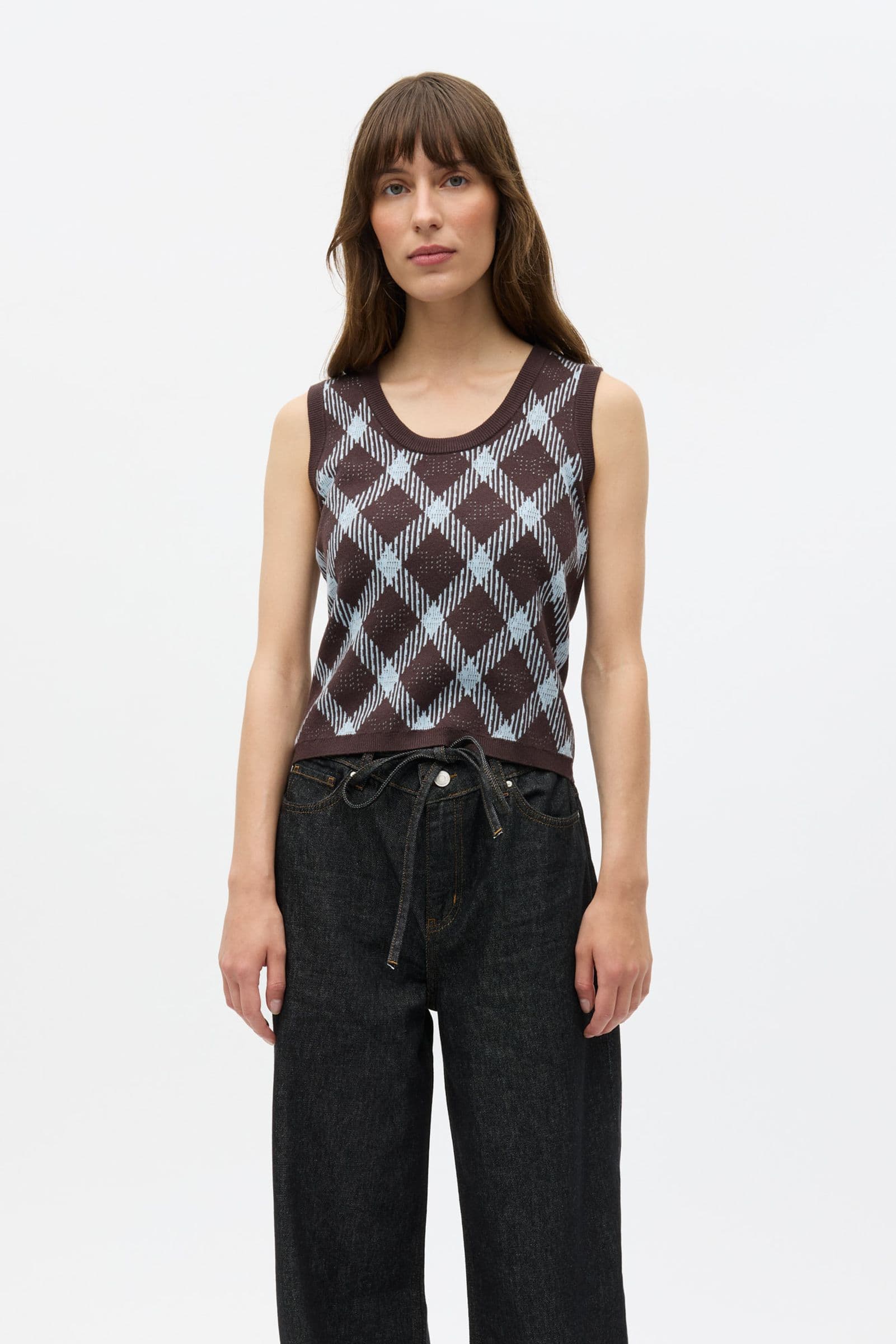 ENADALA SL VEST CH 7341 Choc torte blue ch.