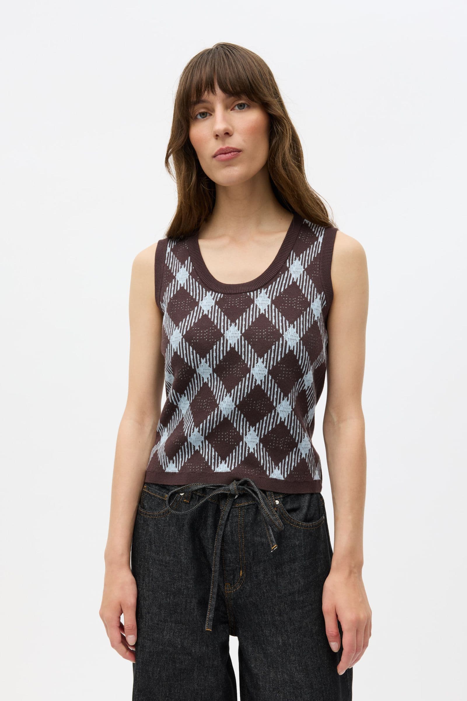 ENADALA SL VEST CH 7341 Choc torte blue ch.