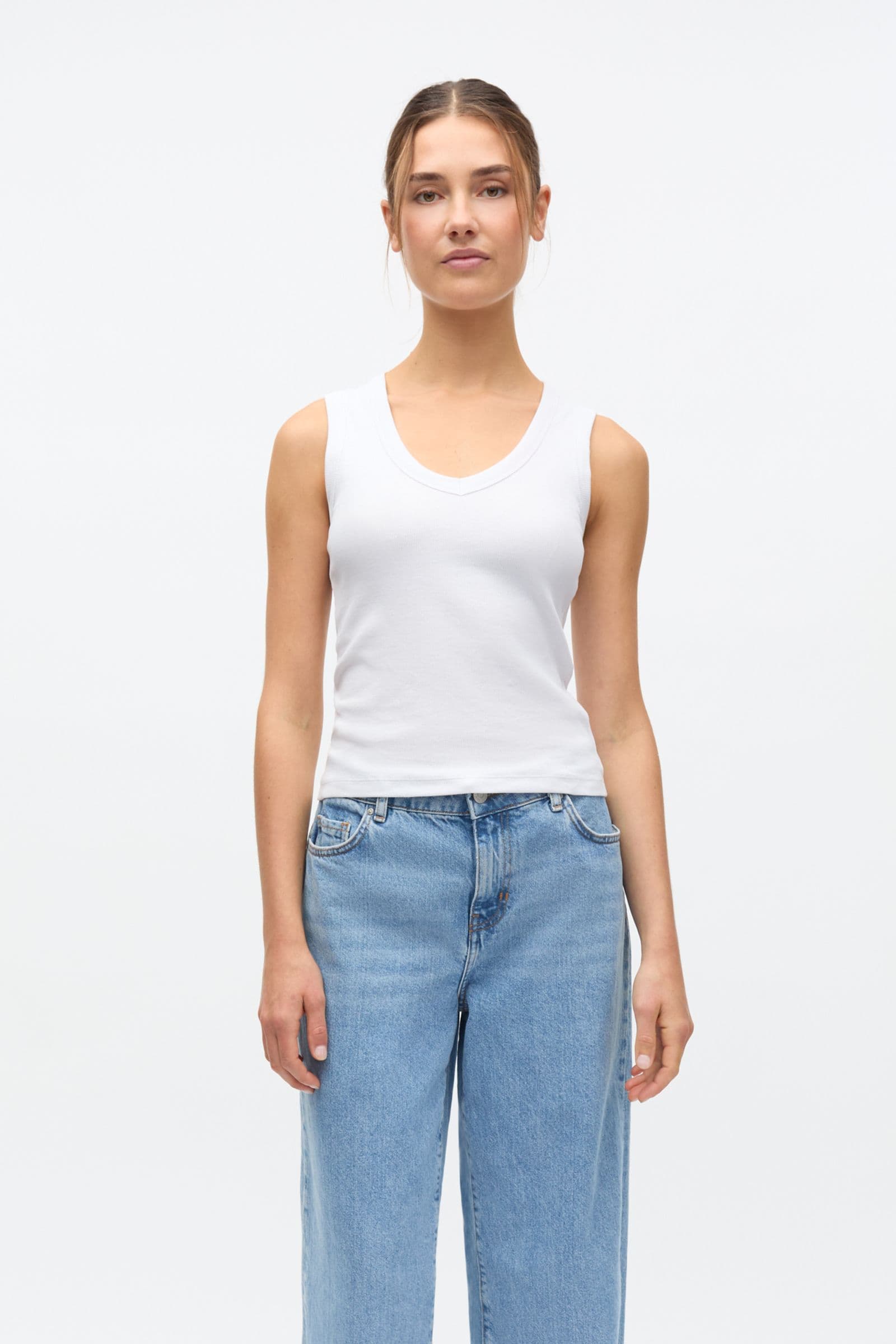 ENALLY SL V-N TEE 5314 WHITE