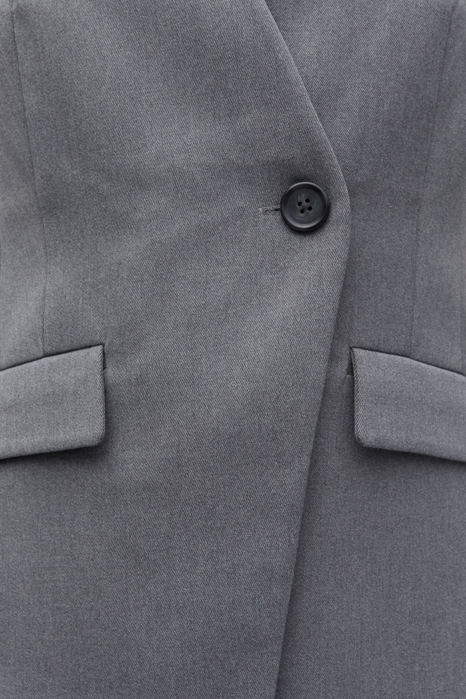 ENRAYE VEST 7092 Mid Grey Mel