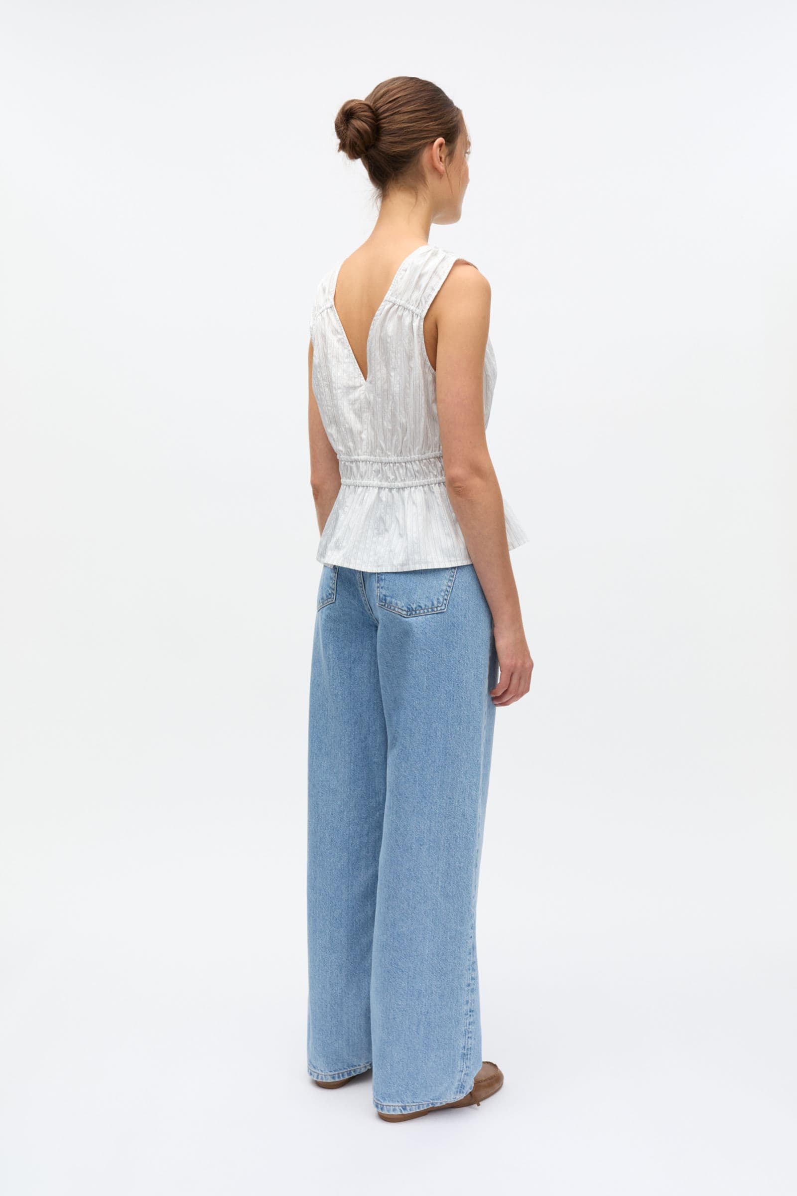 ENCLOVER SL TOP 7398 White Classic Stripe