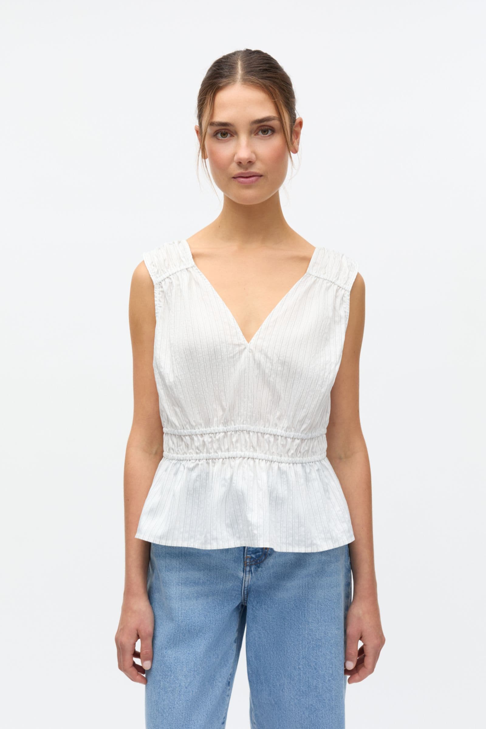 ENCLOVER SL TOP 7398 White Classic Stripe