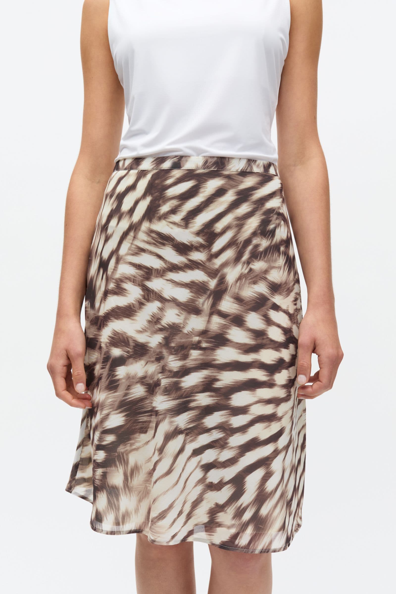 ENYARSI SKIRT AOP 7126 Creamy Deer