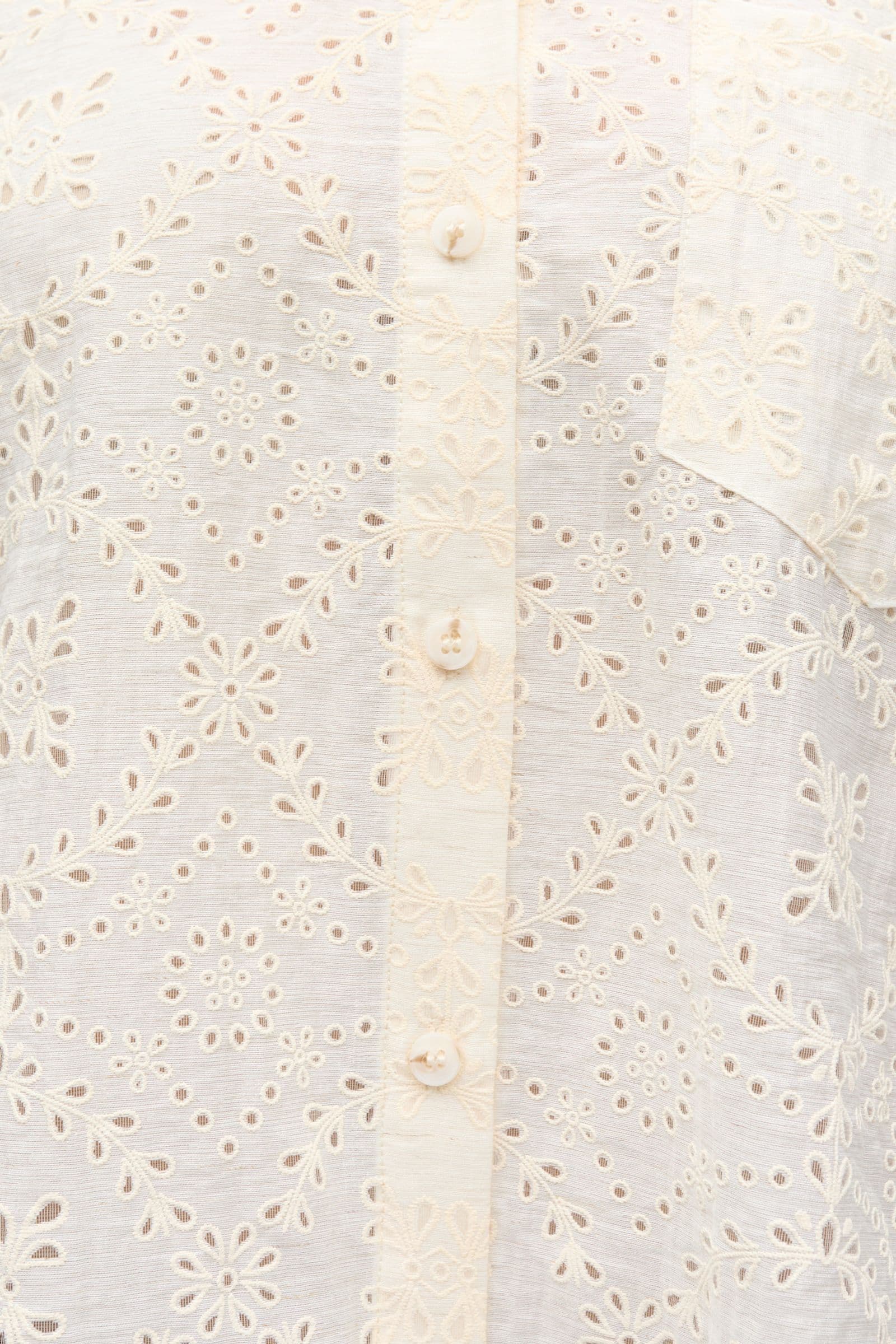 ENWEB LS SHORT SHIRT EMB 7415 Gardenia