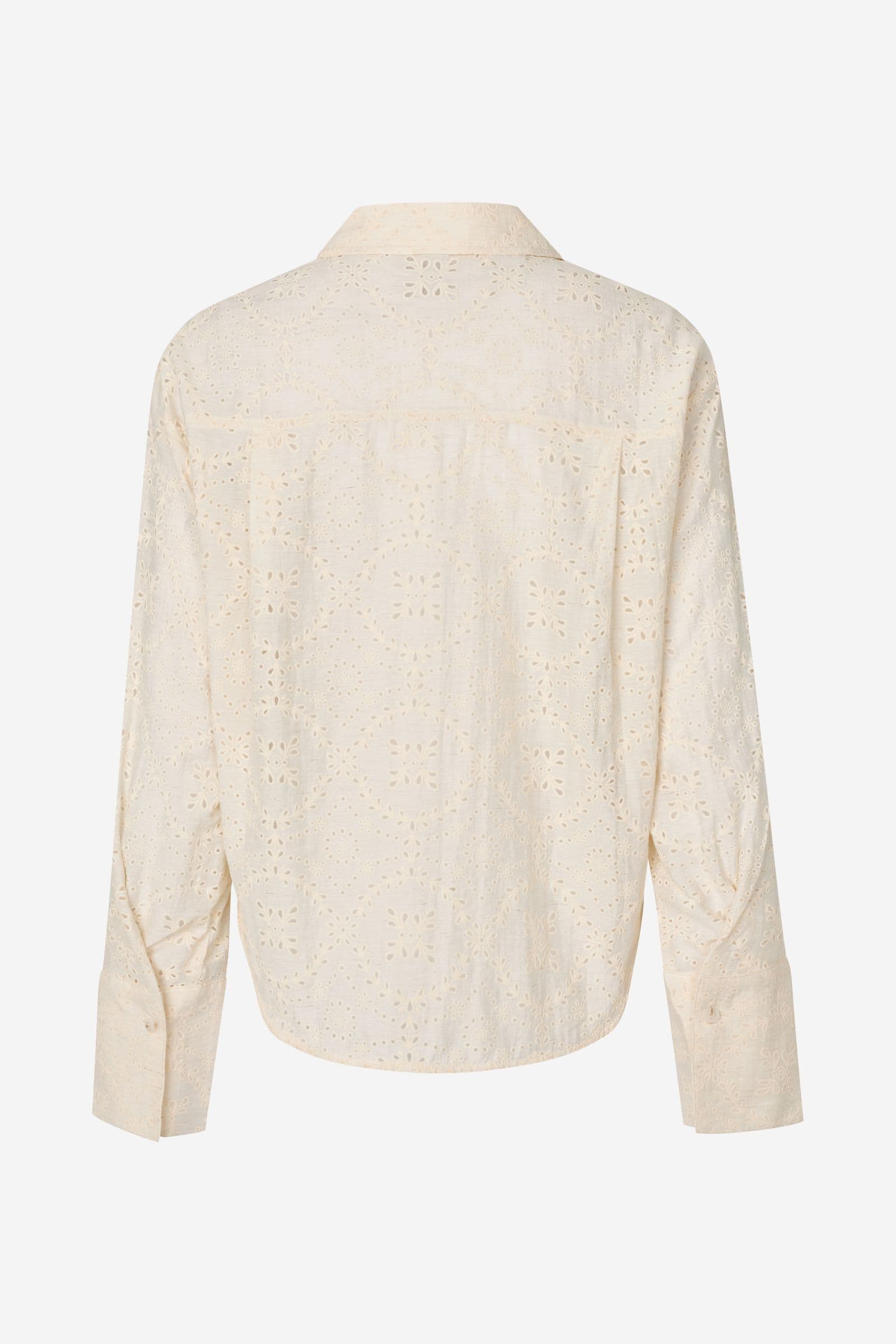 ENWEB LS SHORT SHIRT EMB 7415 Gardenia