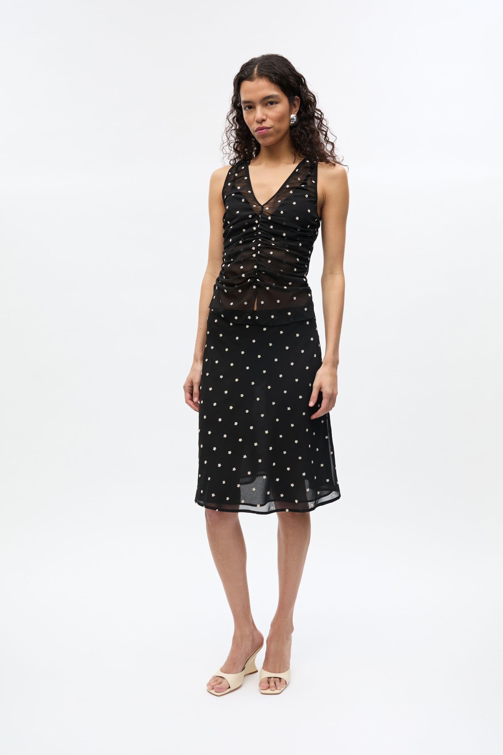 ENYARSI SKIRT 7505 Black Emb