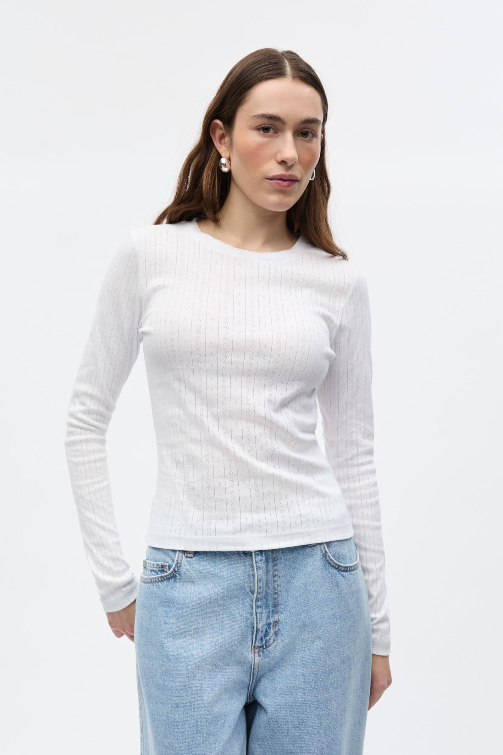 ENVOLVI LS TEE 7090 WHITE