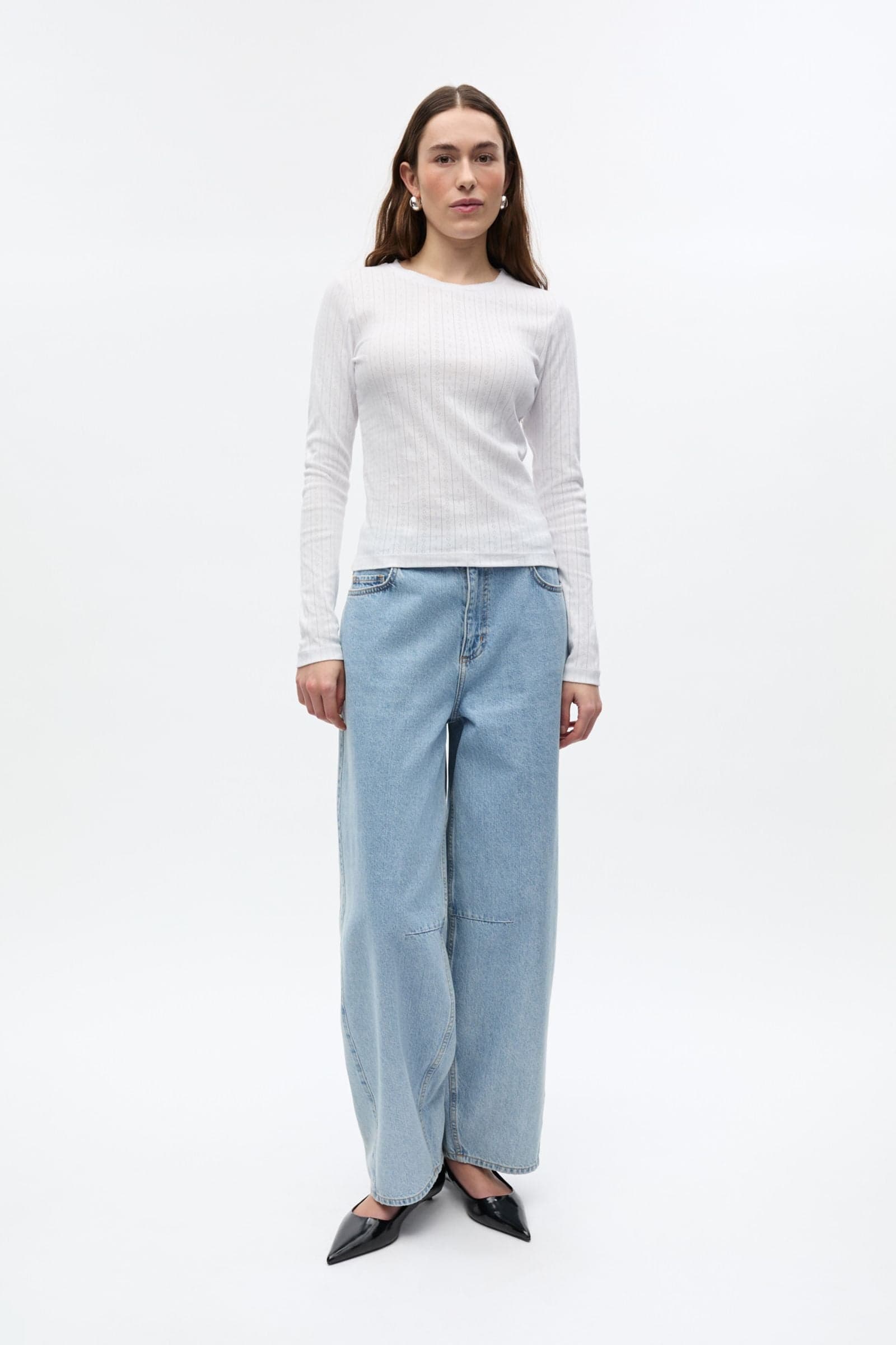 ENVOLVI LS TEE 7090 WHITE