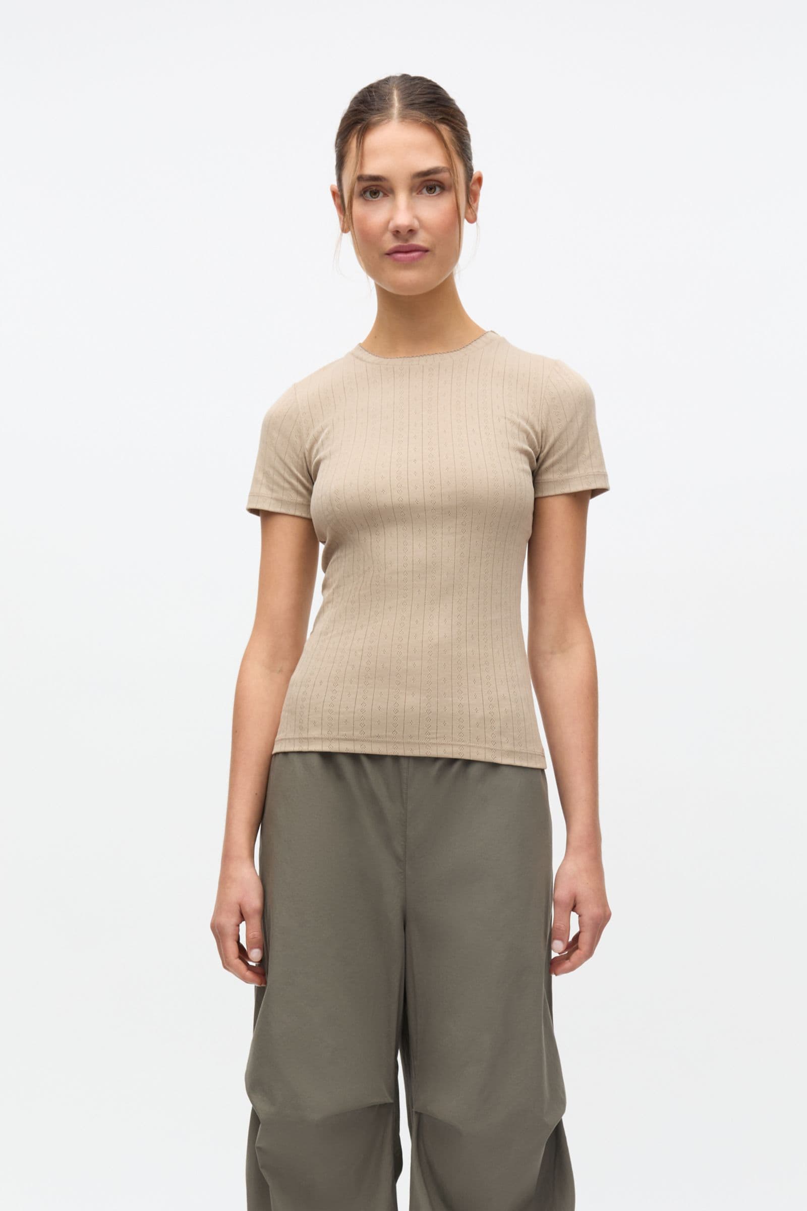 ENVOLVI SS TEE 7090 Pale Khaki