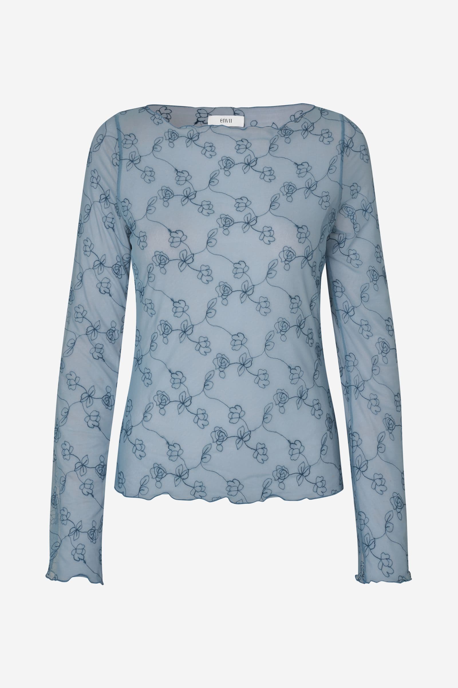 ENNICOLA LS TOP 7191 Faded Denim