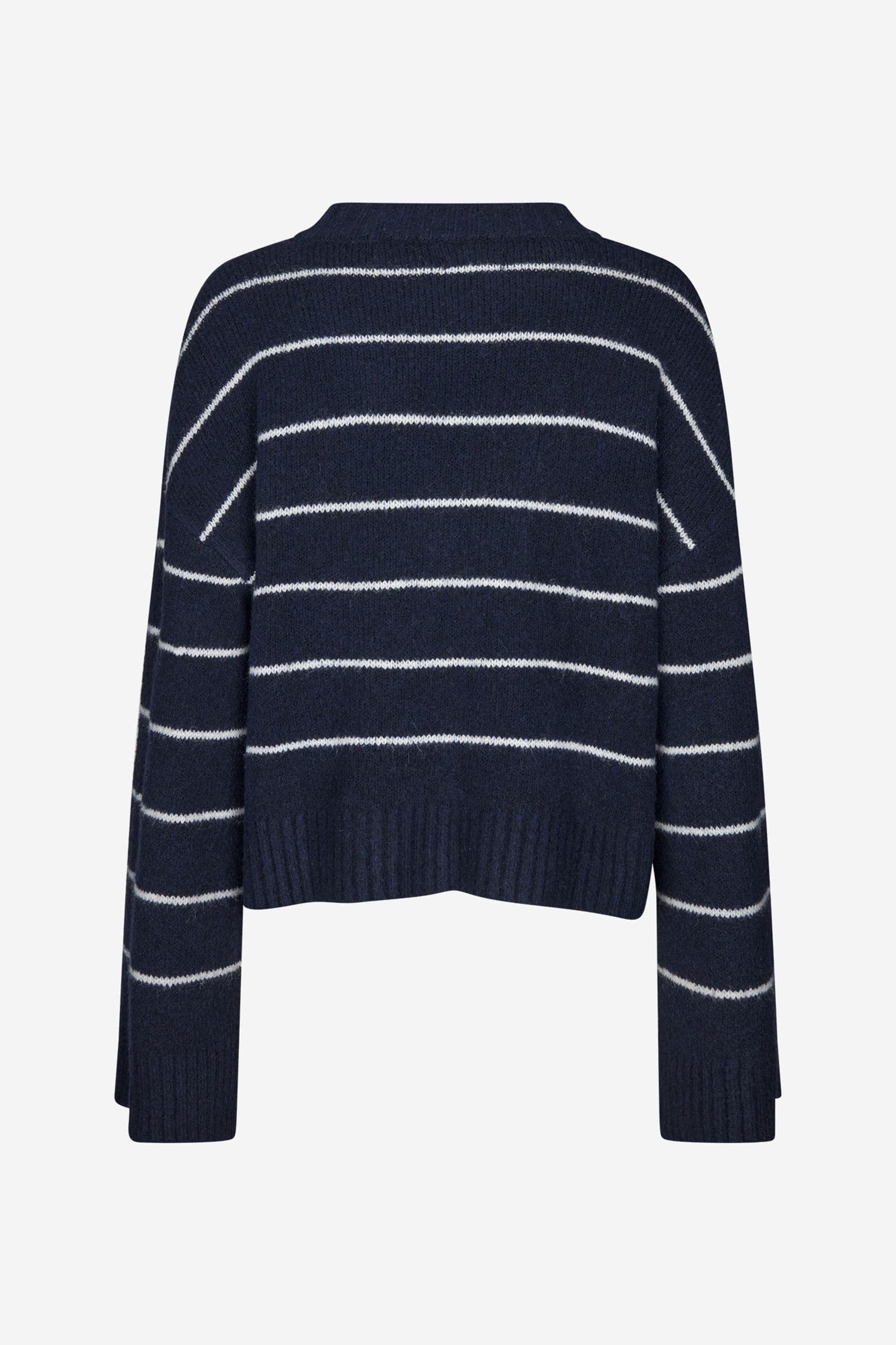 ENNAPLES LS KNIT 7278 Navy Blazer/Gardenia