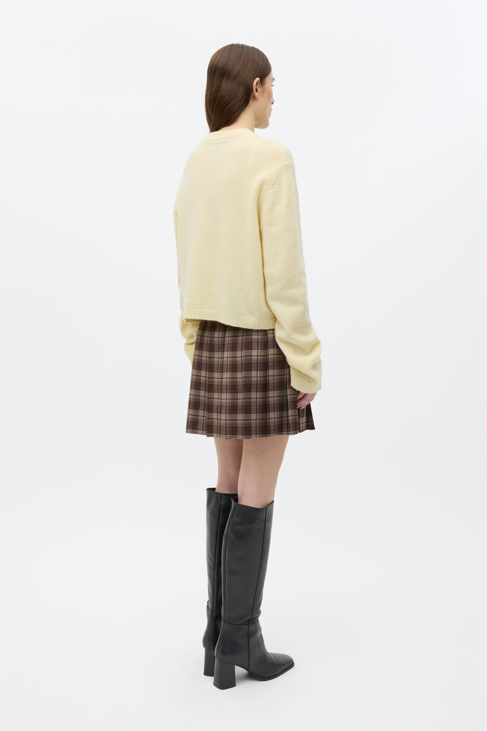 ENADA LS RELAXED CARDIGAN 7216 Double Cream Mel