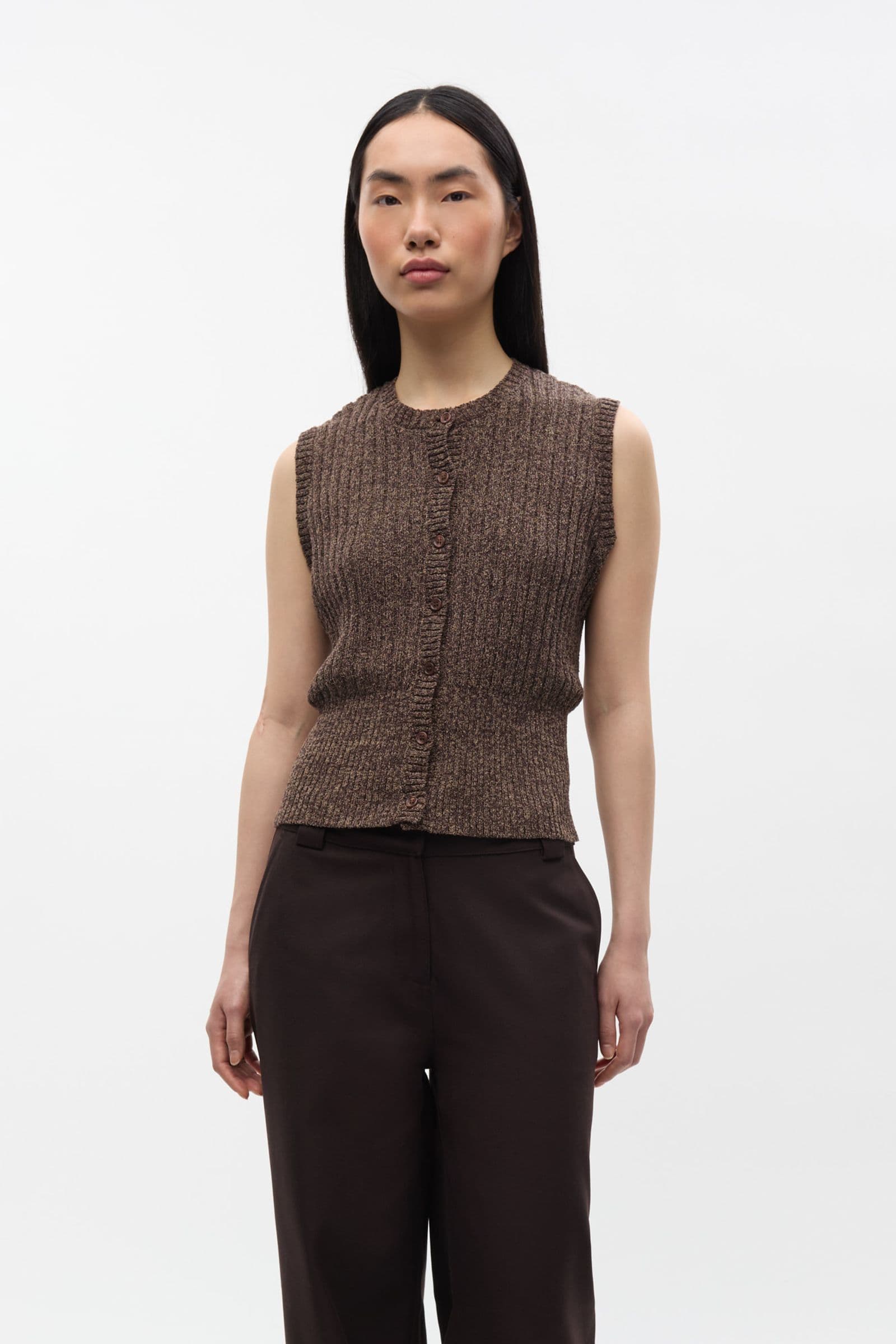 ENDYSIS O-N VEST 7168 Chocolate/Brindle