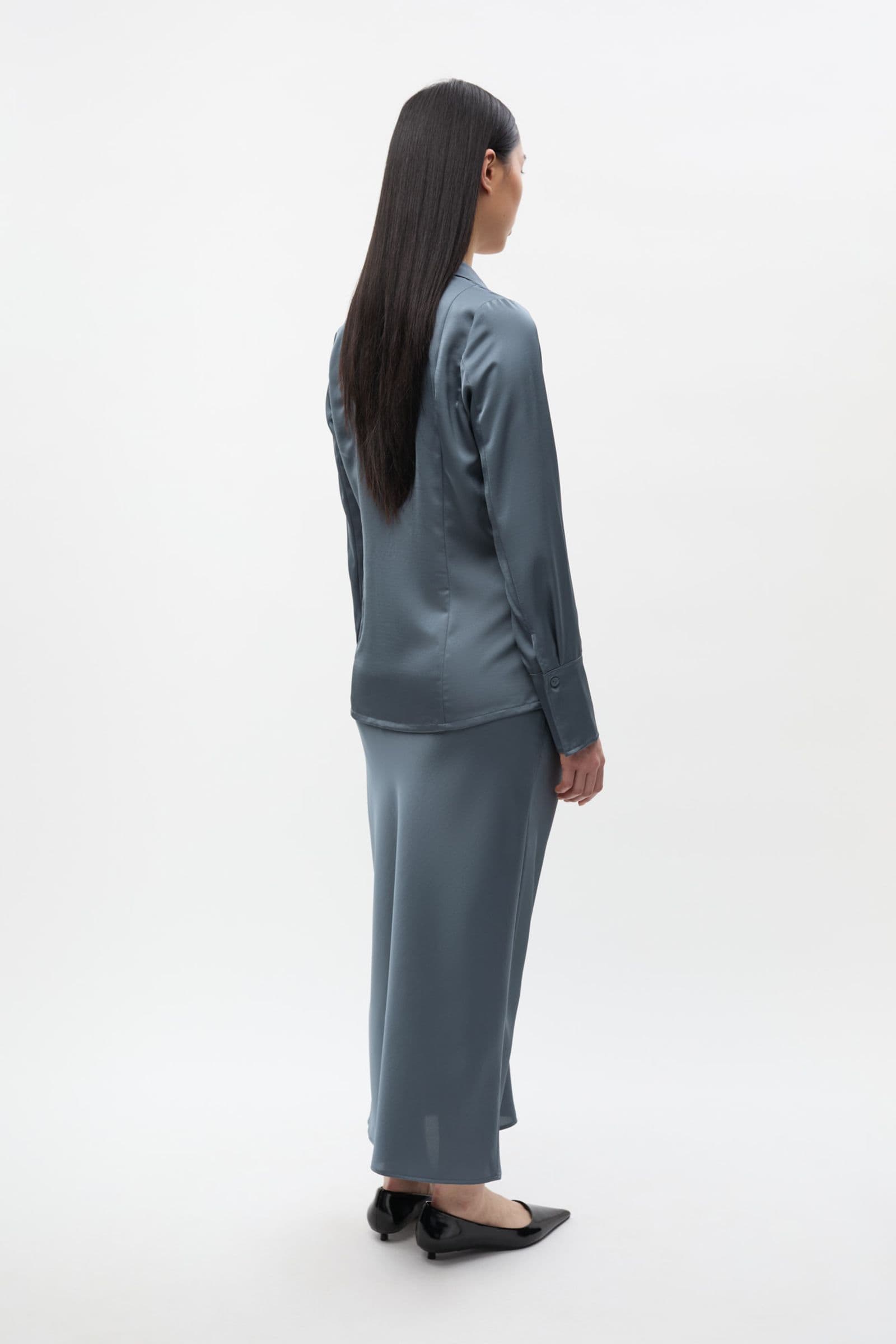 ENELENA LS SHIRT 7151 Stormy Weather