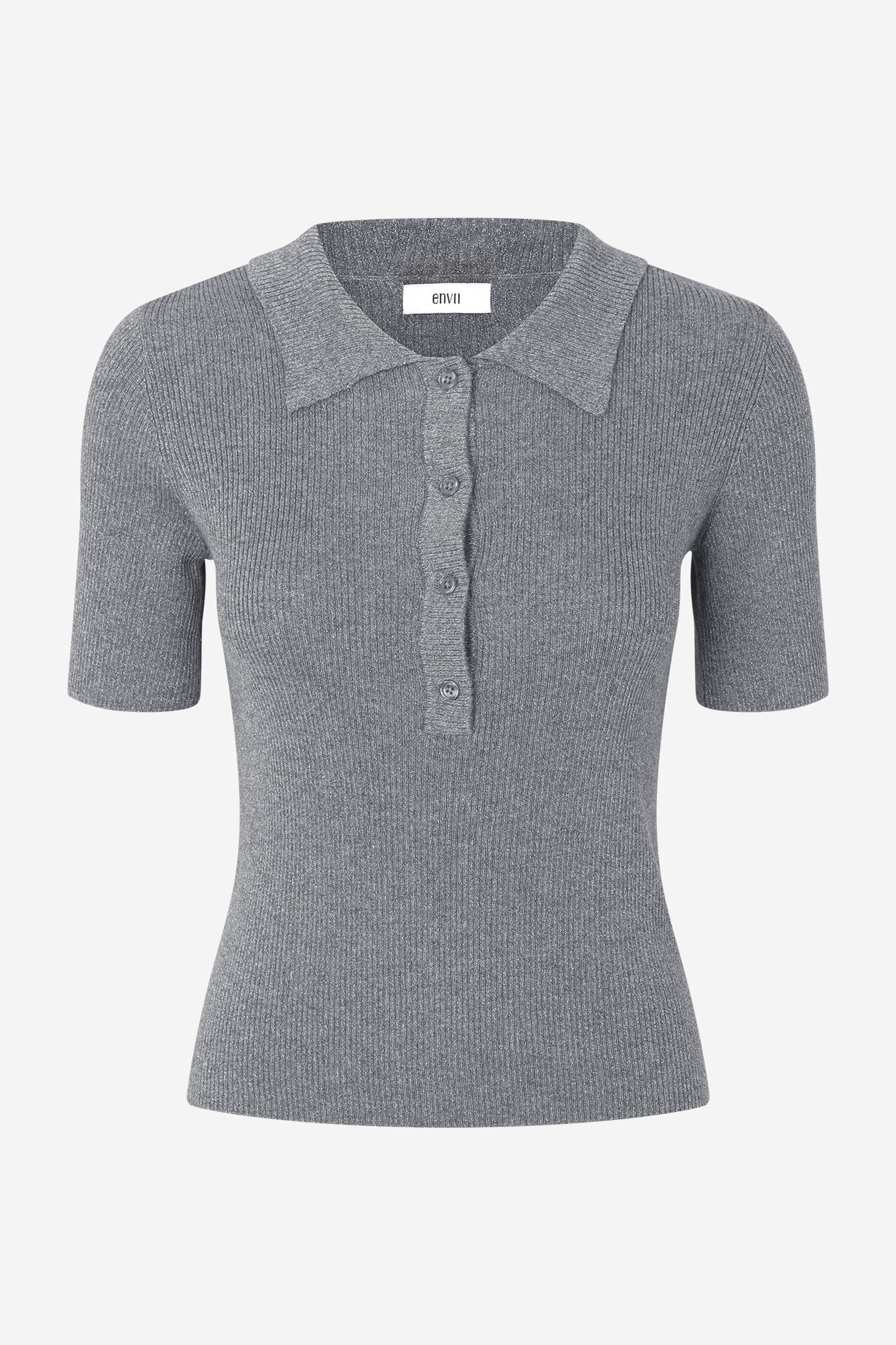 ENICY SS KNIT 7290 Asphalt Silver