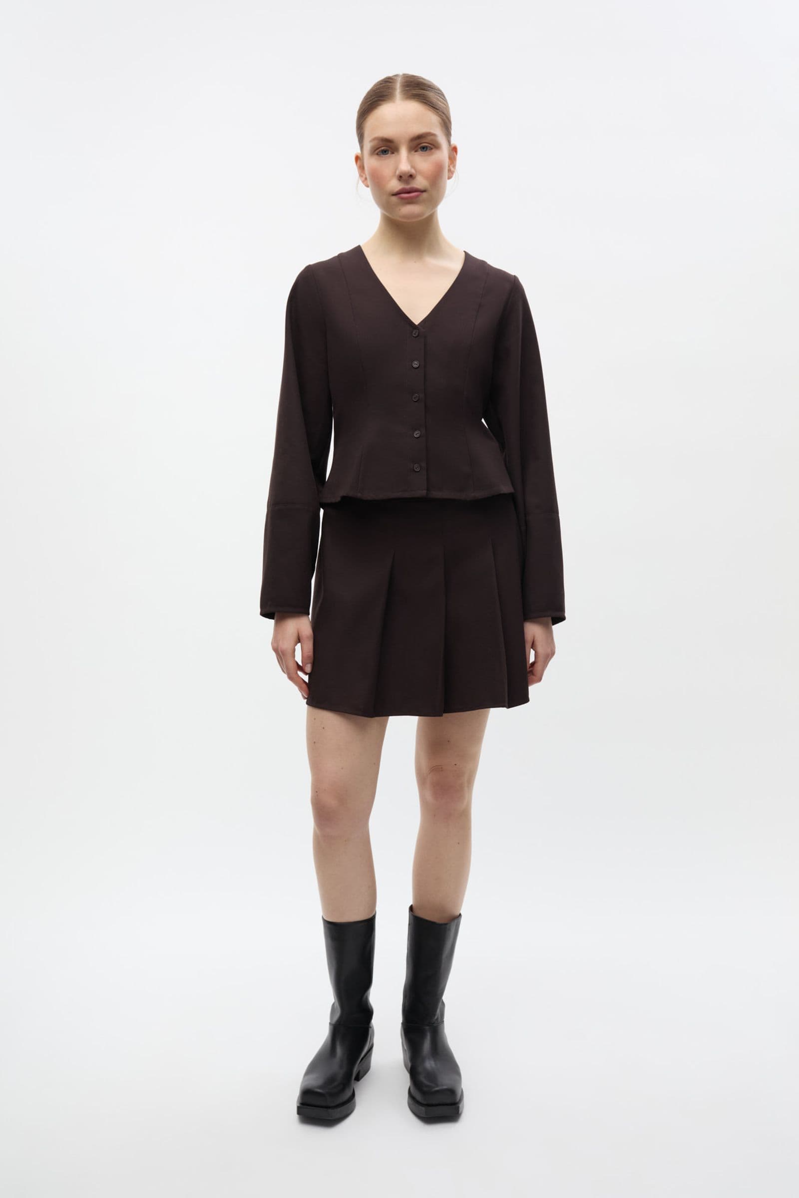 ENROSE MINI SKIRT 6797 Chocolate Torte