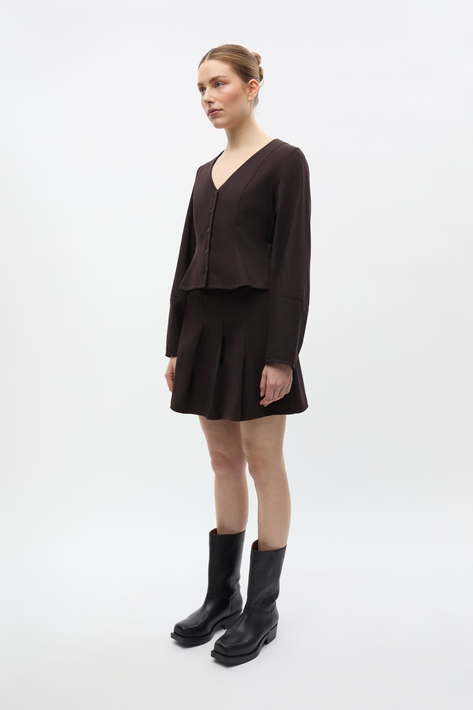 ENROSE MINI SKIRT 6797 Chocolate Torte