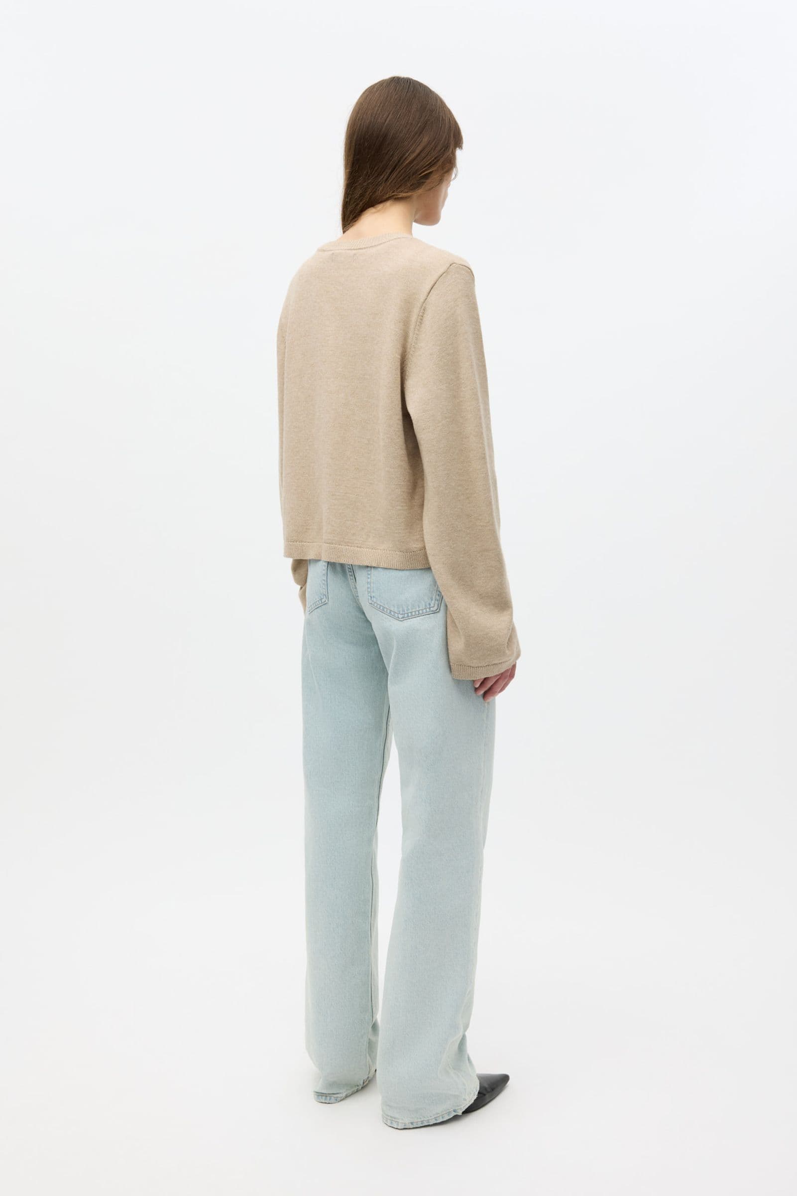 ENJADE LS CARDIGAN 7341 Brindle Mel